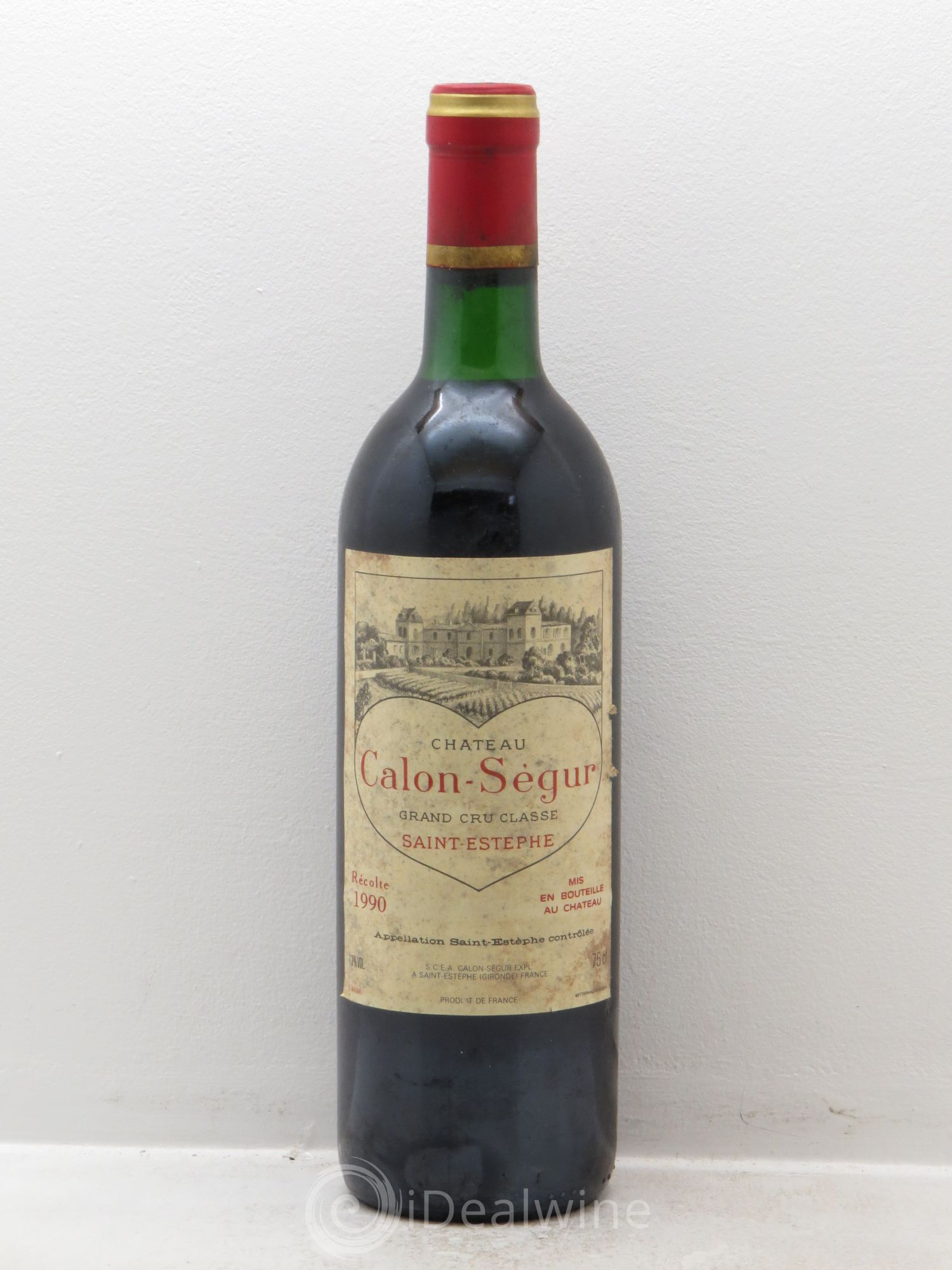 Château Calon Ségur 3ème Grand Cru Classé 1990 - Lot de 1 bouteille - 0