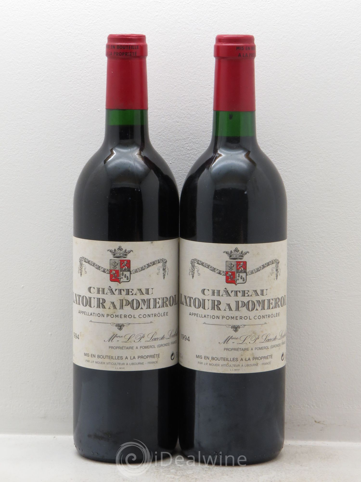 Château Latour à Pomerol 1994 - Lot de 2 bouteilles - 0