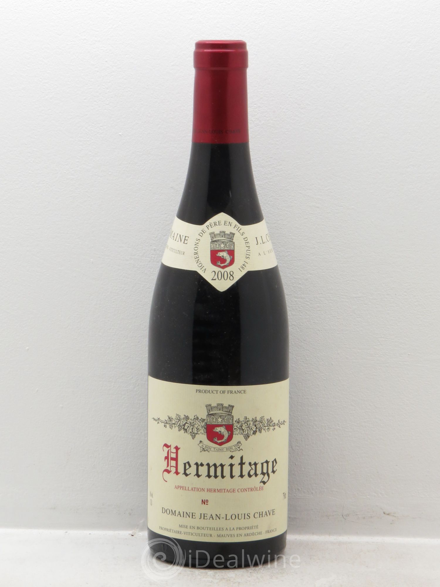 Hermitage Jean-Louis Chave 2008 - Lot de 1 bouteille - 0