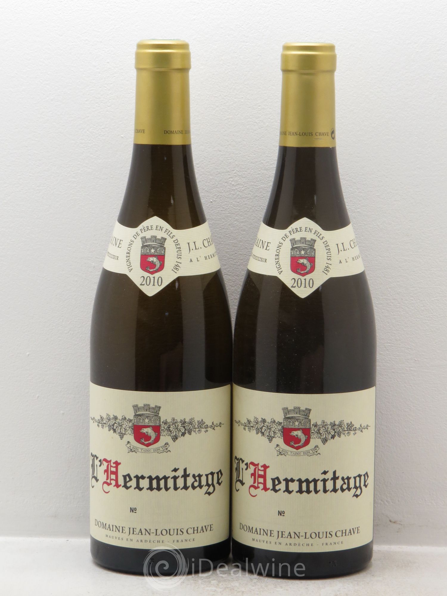 Hermitage Jean-Louis Chave 2010 - Lot de 2 bouteilles - 0