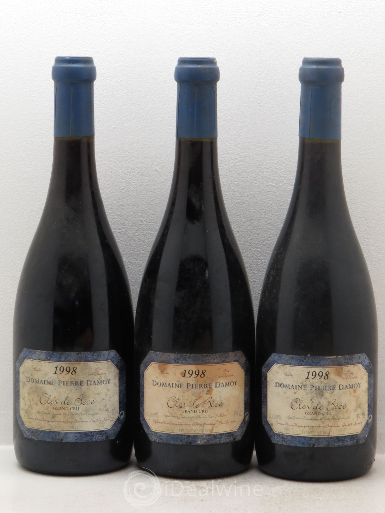 Chambertin Clos de Bèze Grand Cru Pierre Damoy 1998 - Lot de 3 bouteilles - 0