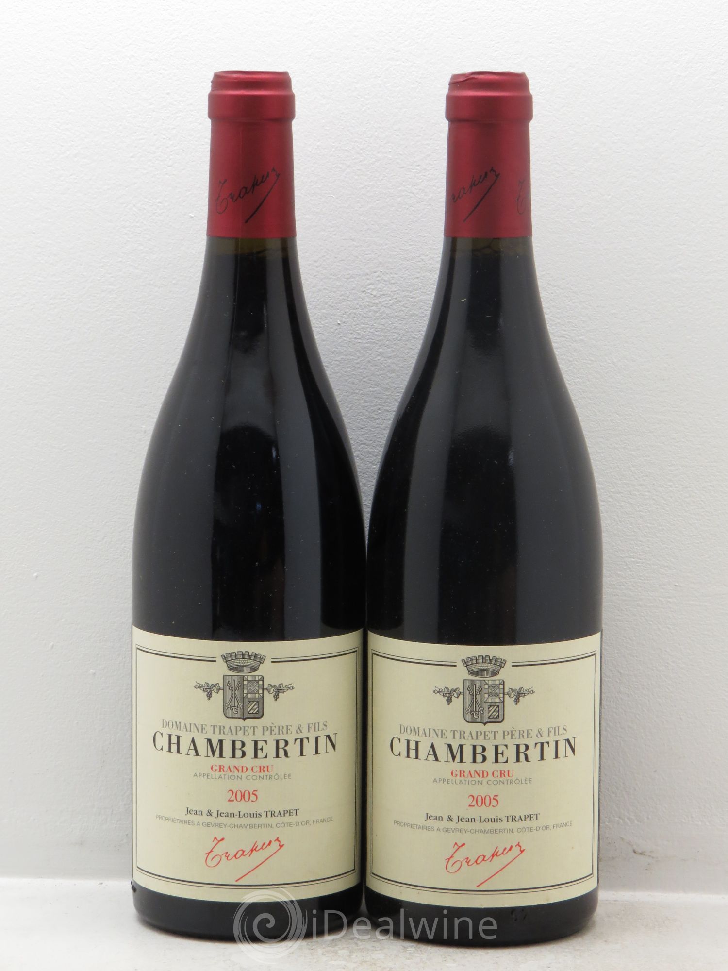 Chambertin Grand Cru Domaine Trapet 2005 - Lot de 2 bouteilles - 0