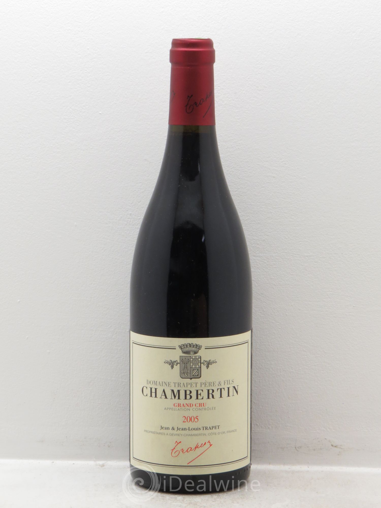 Chambertin Grand Cru Domaine Trapet 2005 - Lot de 1 bouteille - 0