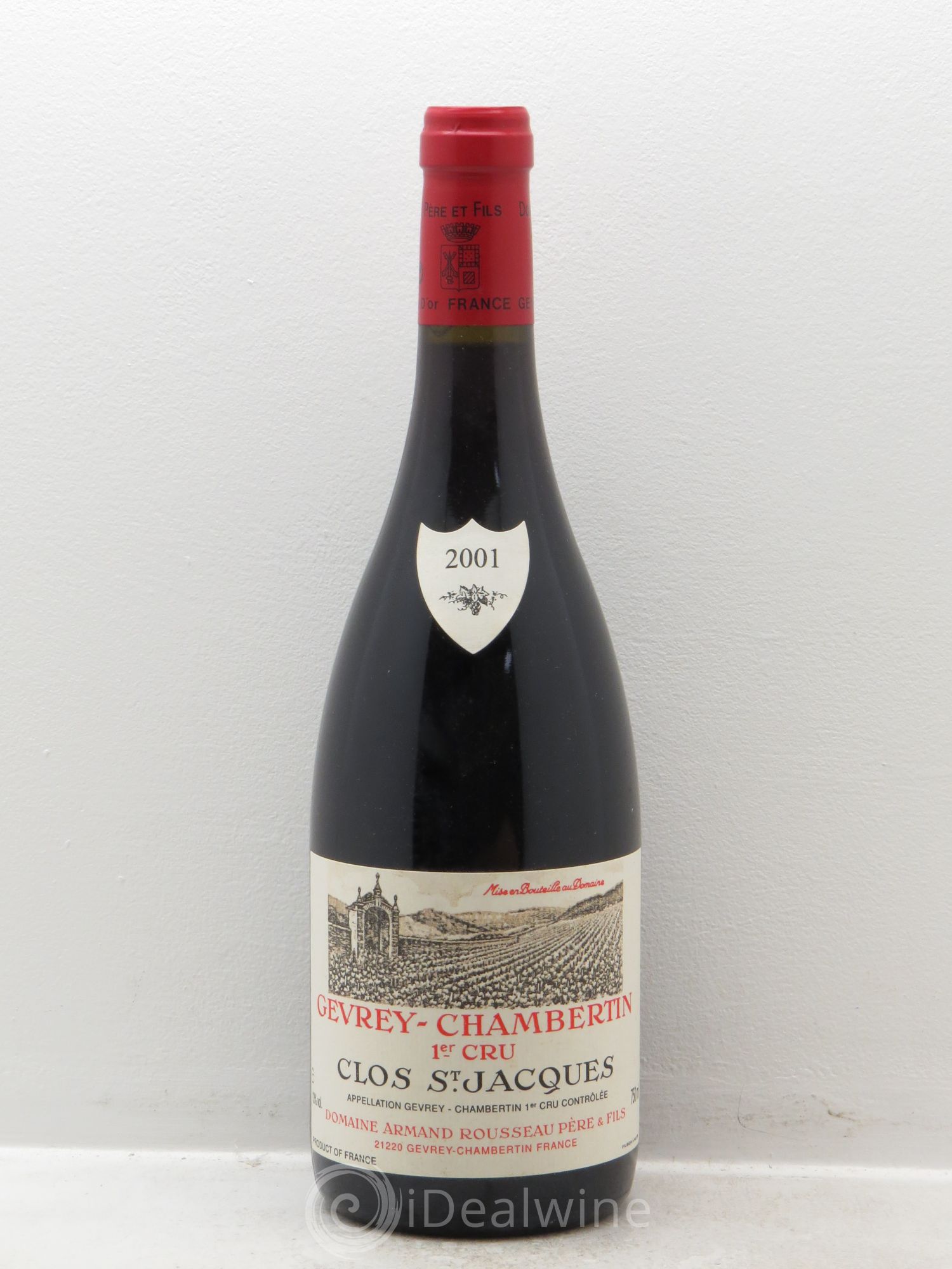 Gevrey-Chambertin 1er Cru Clos Saint-Jacques Armand Rousseau (Domaine) 2001 - Lot de 1 bouteille - 0