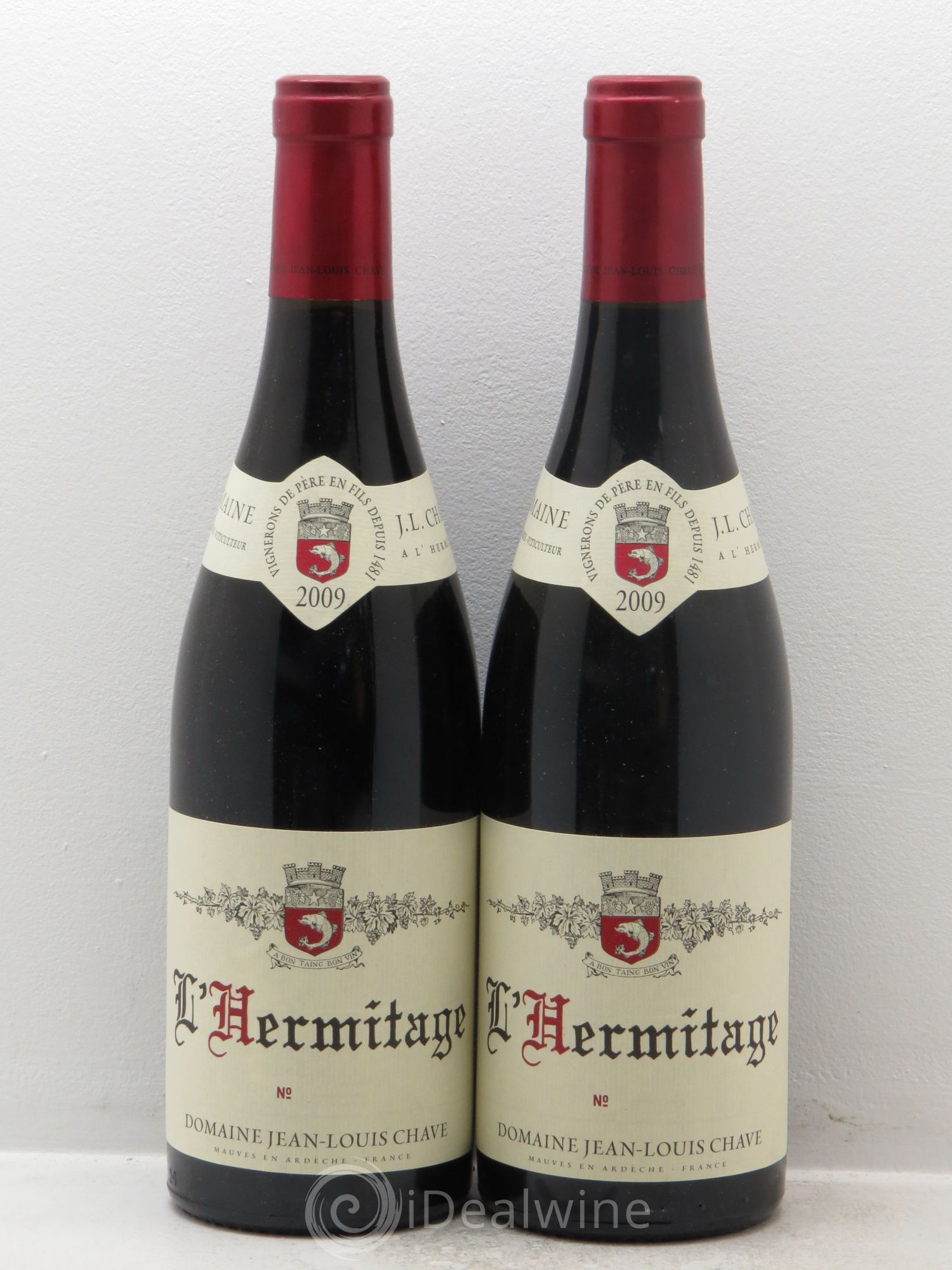 Hermitage Jean-Louis Chave 2009 - Lot de 2 bouteilles - 0