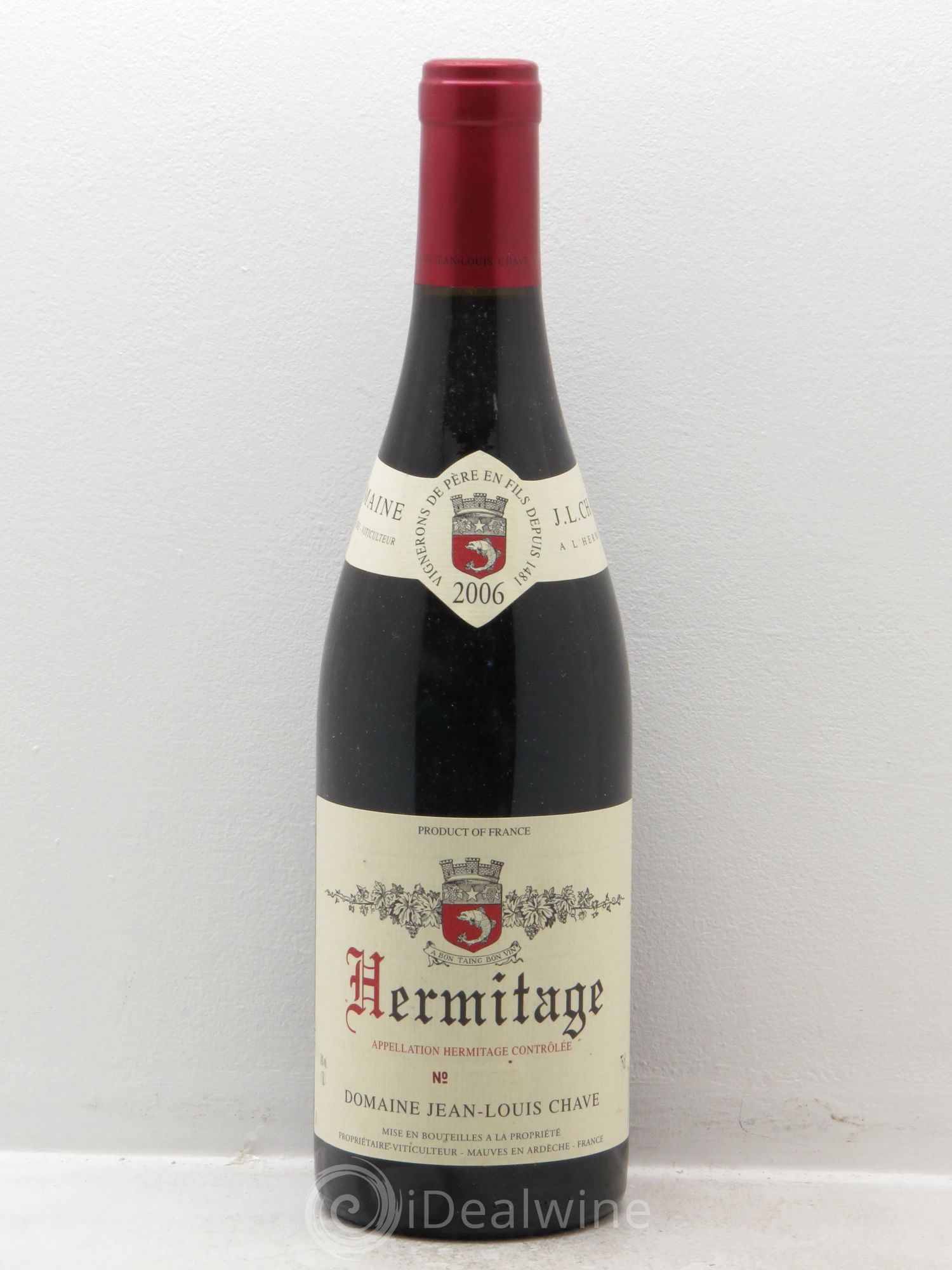 Hermitage Jean-Louis Chave 2006 - Lot de 1 bouteille - 0