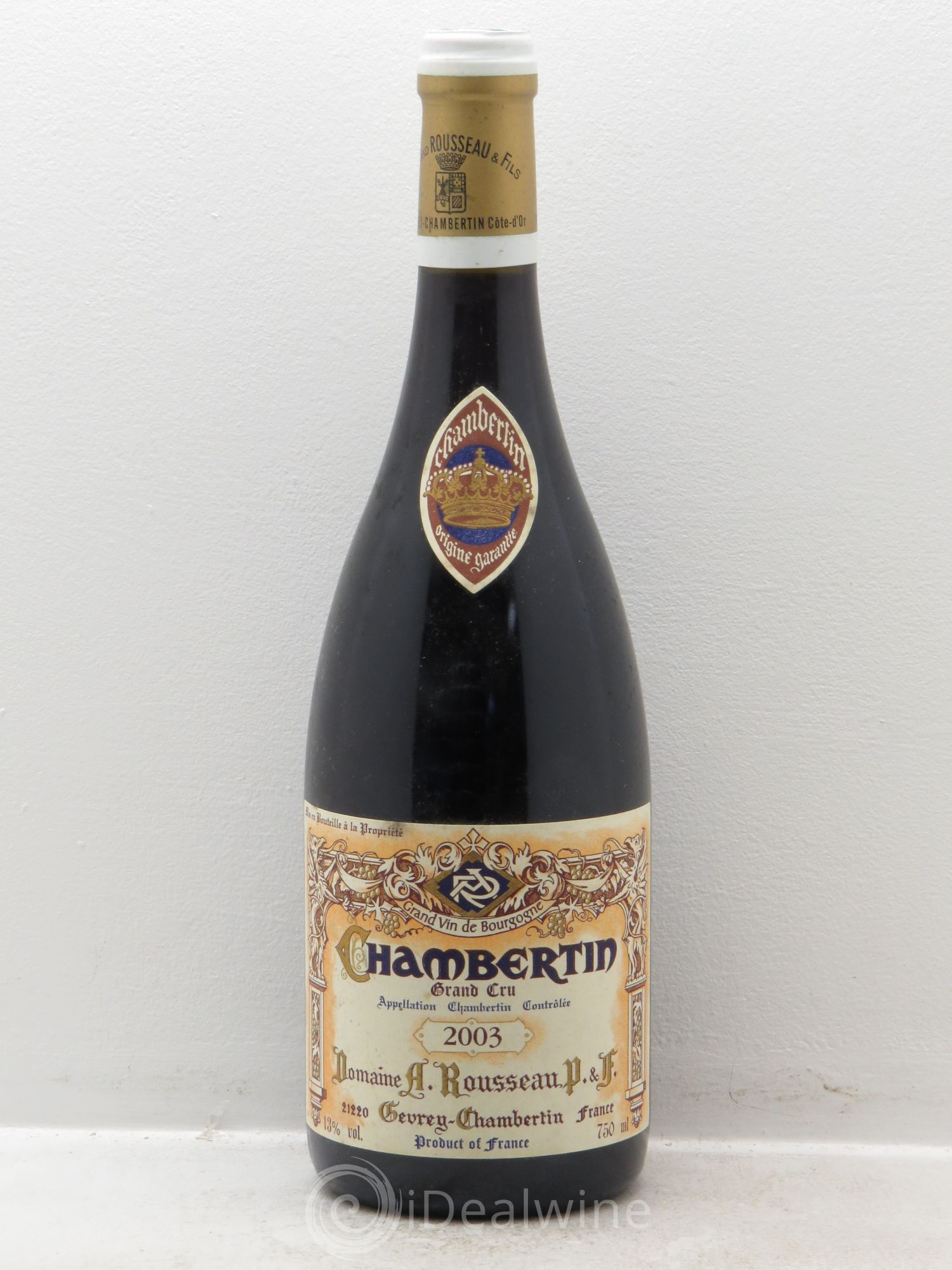 Chambertin Grand Cru Armand Rousseau (Domaine) 2003 - Lot de 1 bouteille - 0