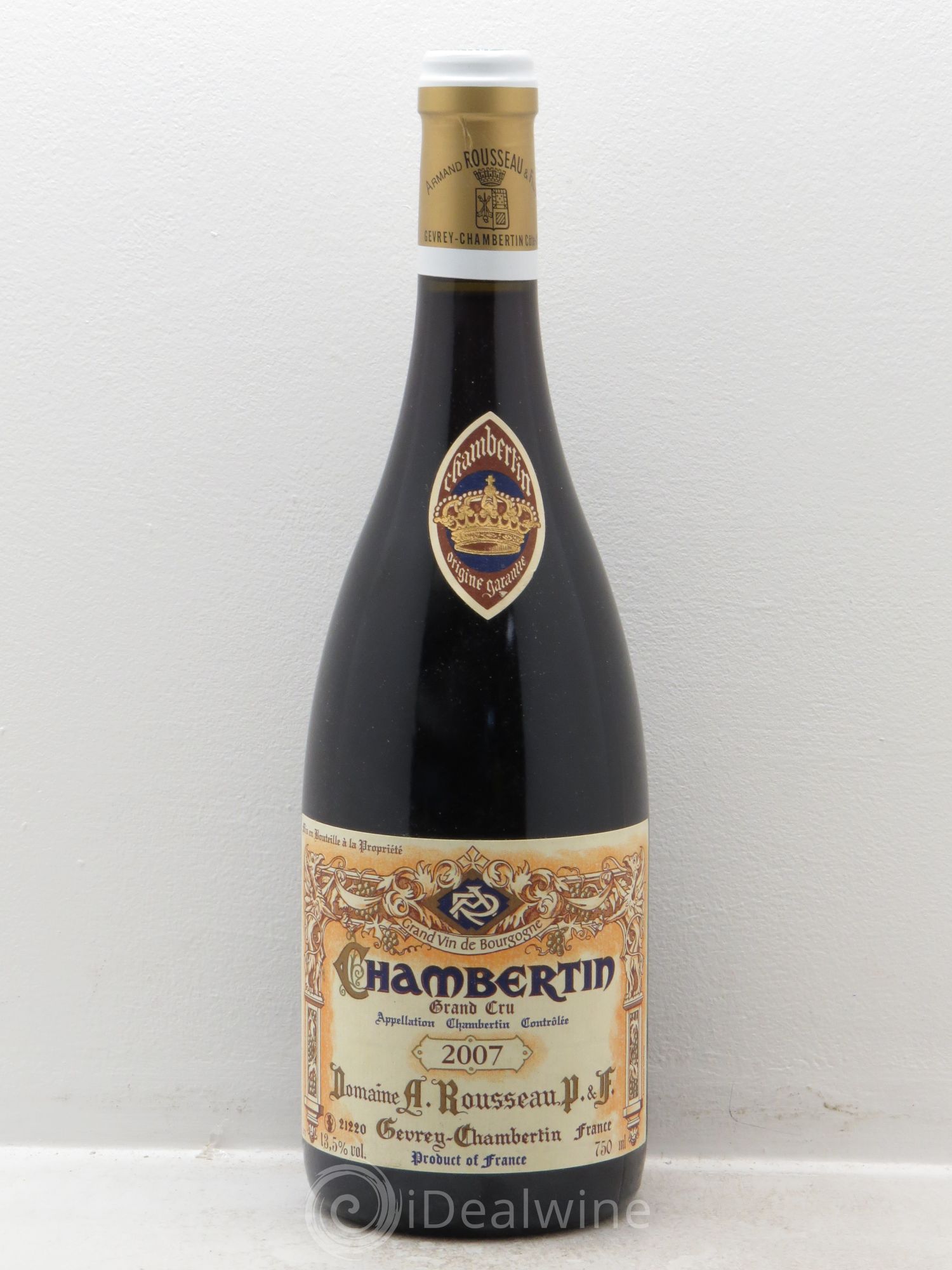 Chambertin Grand Cru Armand Rousseau (Domaine) 2007 - Lot de 1 bouteille - 0