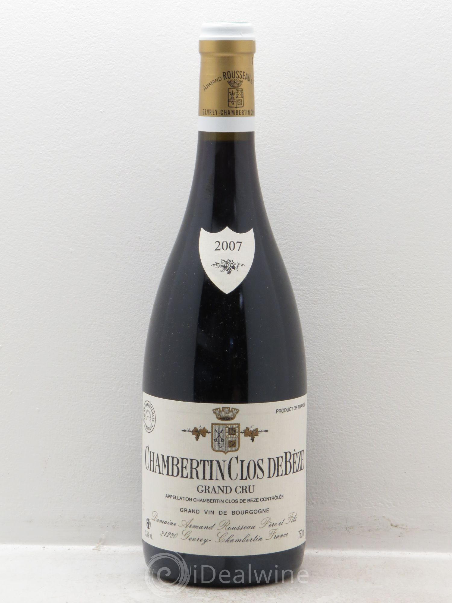 Chambertin Clos de Bèze Grand Cru Armand Rousseau (Domaine) 2007 - Lot de 1 bouteille - 0