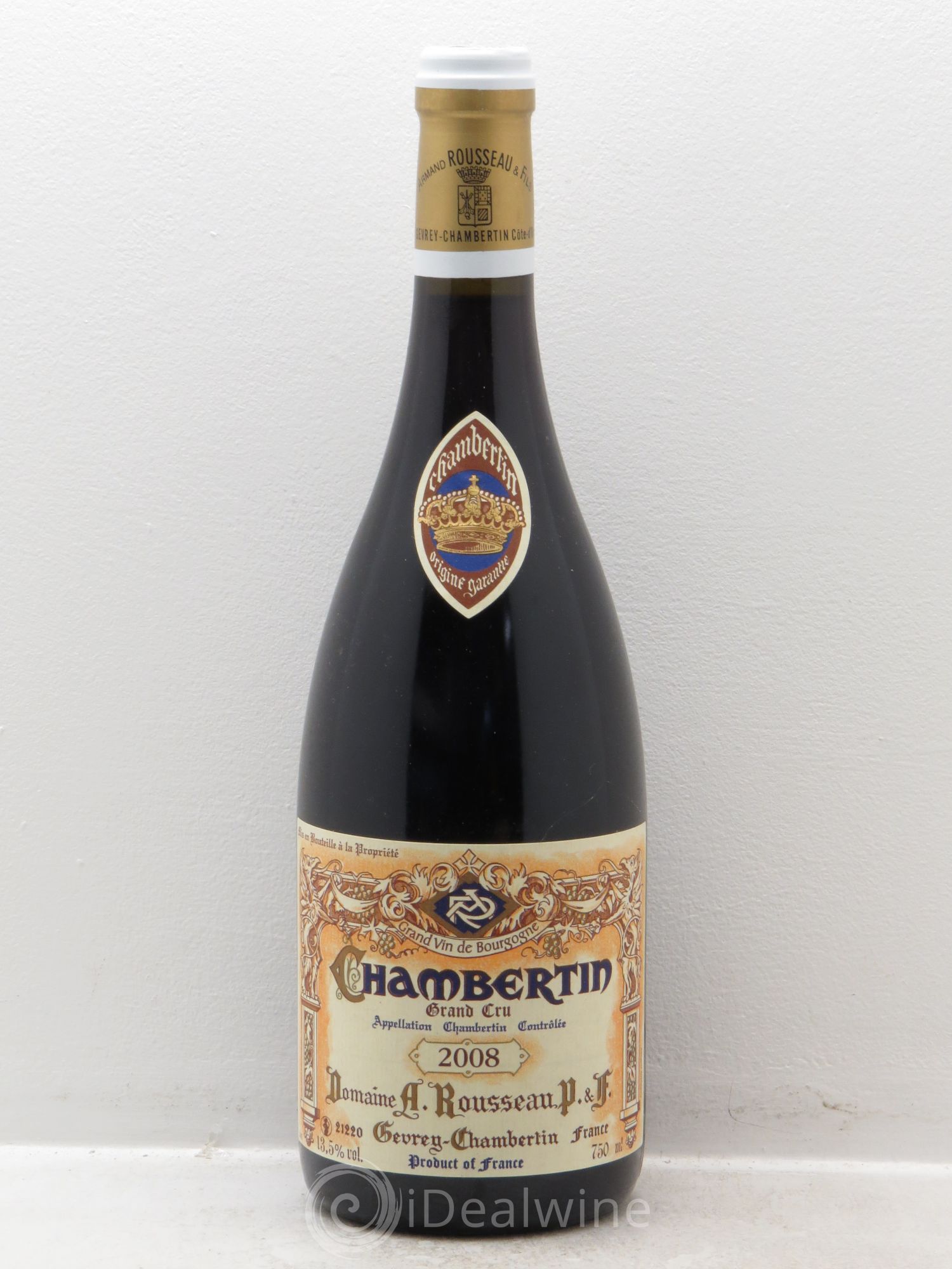 Chambertin Grand Cru Armand Rousseau (Domaine) 2008 - Lot de 1 bouteille - 0