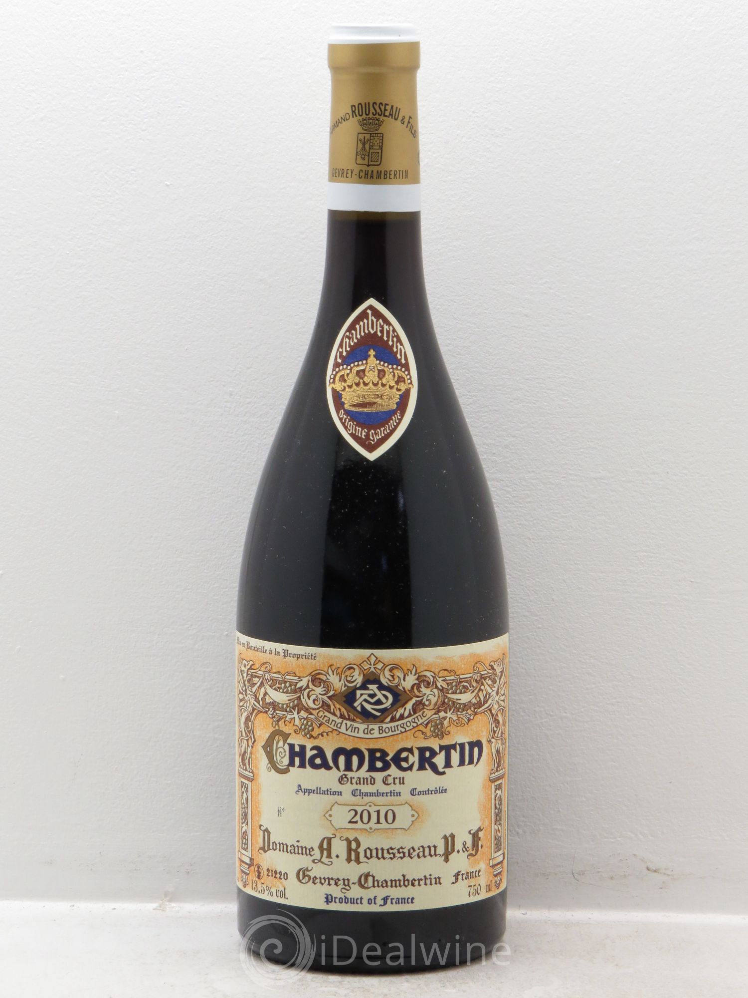 Chambertin Grand Cru Armand Rousseau (Domaine) 2010 - Lot de 1 bouteille - 0