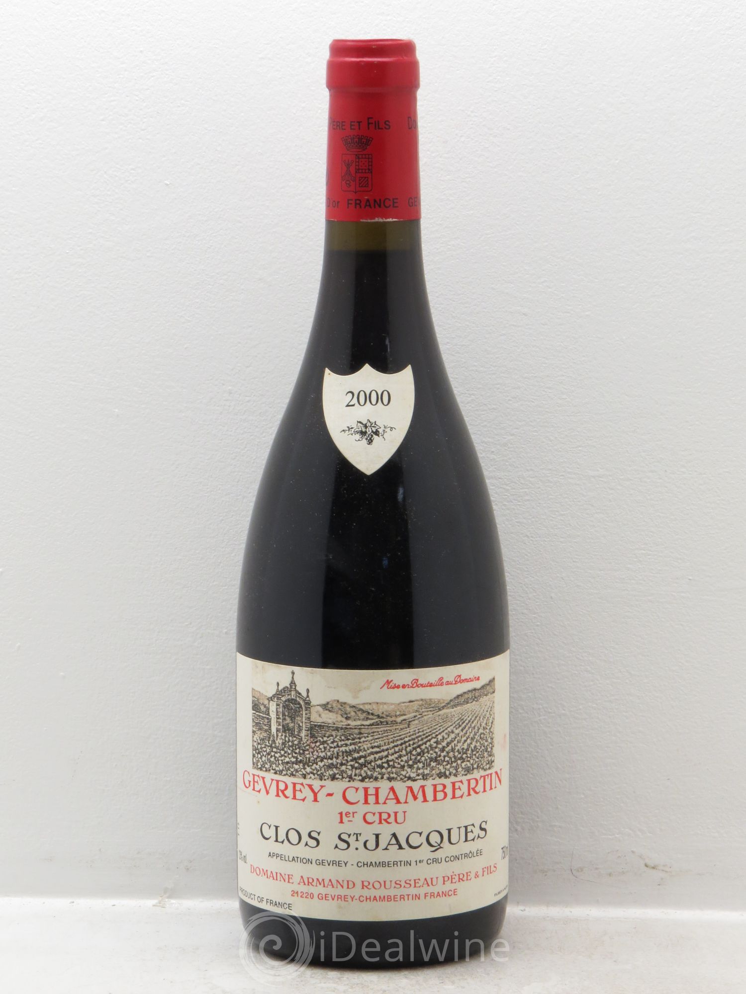 Gevrey-Chambertin 1er Cru Clos Saint-Jacques Armand Rousseau (Domaine) 2000 - Lot de 1 bouteille - 0