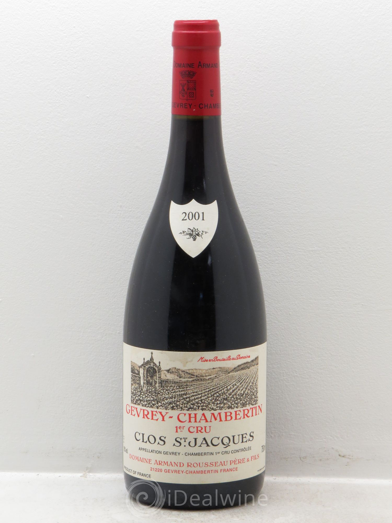 Gevrey-Chambertin 1er Cru Clos Saint-Jacques Armand Rousseau (Domaine) 2001 - Lot de 1 bouteille - 0