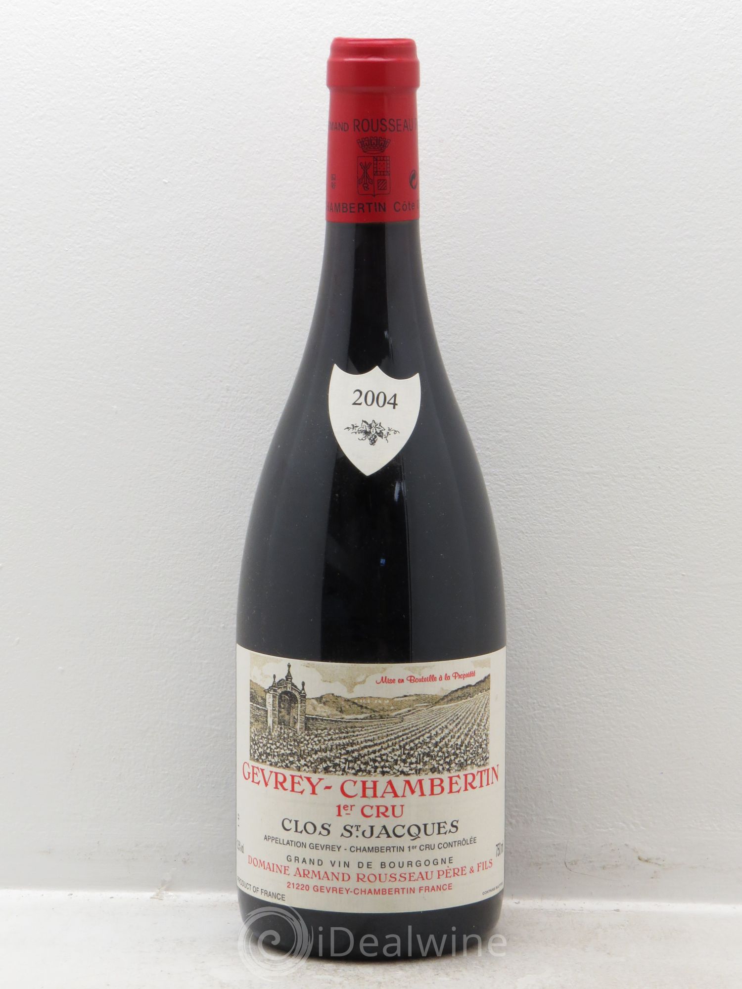 Gevrey-Chambertin 1er Cru Clos Saint-Jacques Armand Rousseau (Domaine) 2004 - Lot de 1 bouteille - 0