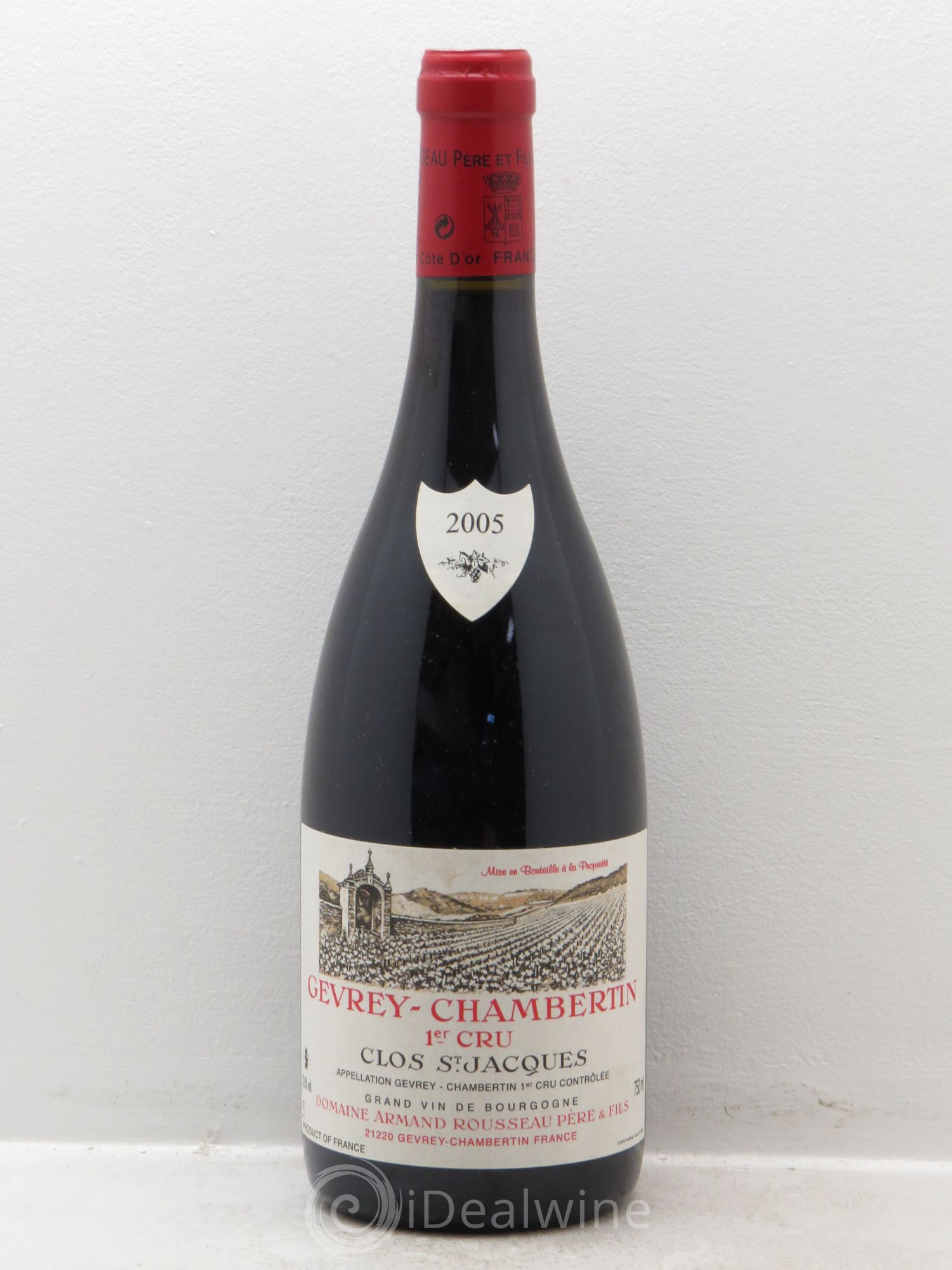 Gevrey-Chambertin 1er Cru Clos Saint-Jacques Armand Rousseau (Domaine) 2005 - Lot de 1 bouteille - 0