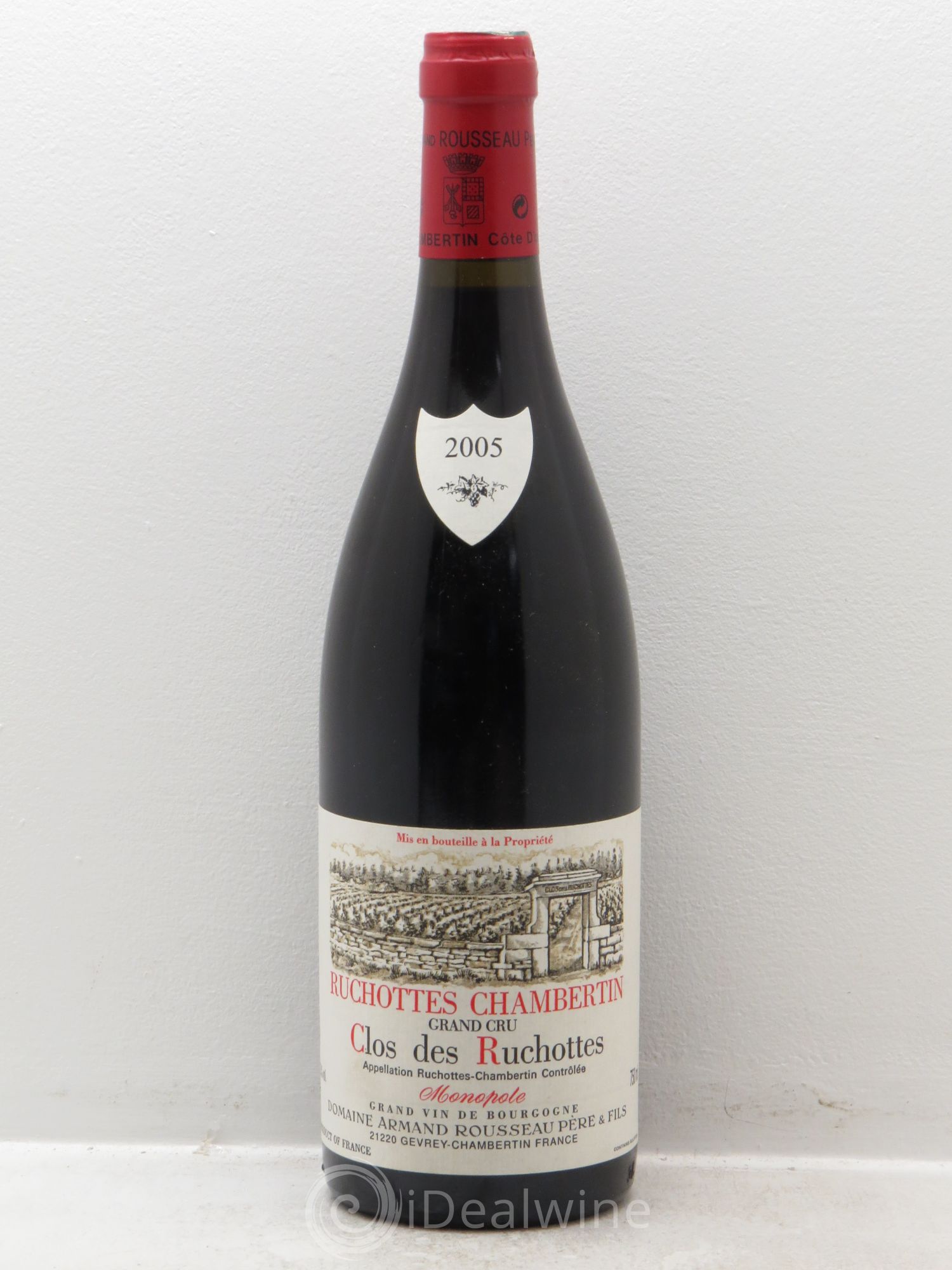 Ruchottes-Chambertin Grand Cru Clos des Ruchottes Armand Rousseau (Domaine) 2005 - Lot de 1 bouteille - 0