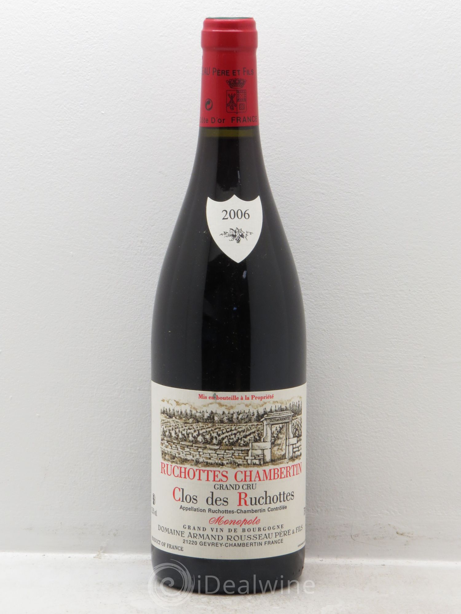 Ruchottes-Chambertin Grand Cru Clos des Ruchottes Armand Rousseau (Domaine) 2006 - Lot de 1 bouteille - 0
