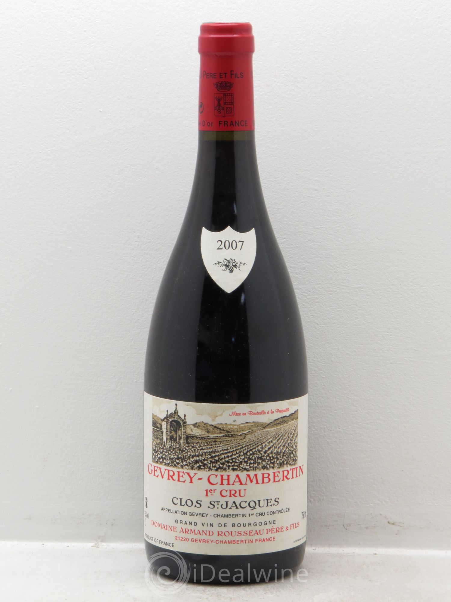 Gevrey-Chambertin 1er Cru Clos Saint-Jacques Armand Rousseau (Domaine) 2007 - Lot de 1 bouteille - 0