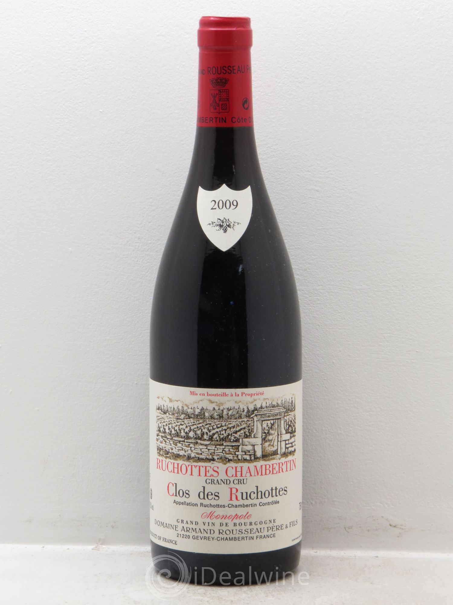 Ruchottes-Chambertin Grand Cru Clos des Ruchottes Armand Rousseau (Domaine) 2009 - Lot de 1 bouteille - 0
