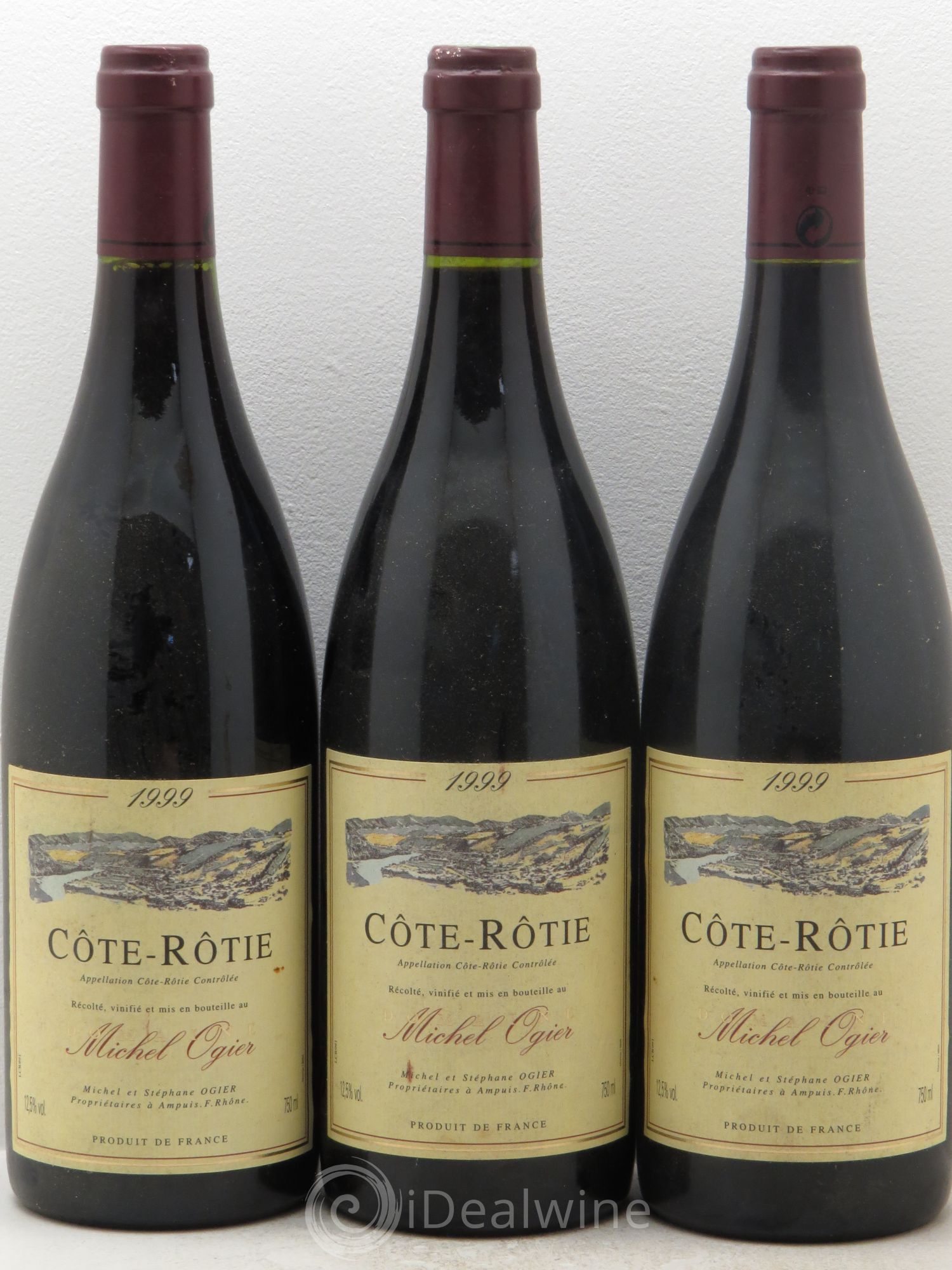 Côte-Rôtie Mon Village Stéphane Ogier 1999 - Lot de 3 bouteilles - 0