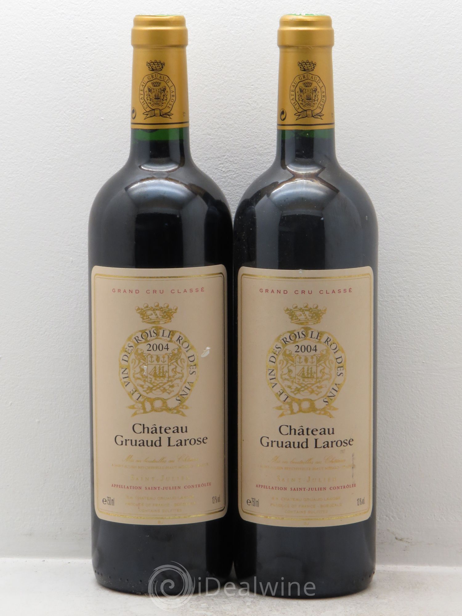 Château Gruaud Larose 2ème Grand Cru Classé 2004 - Lot de 2 bouteilles - 0