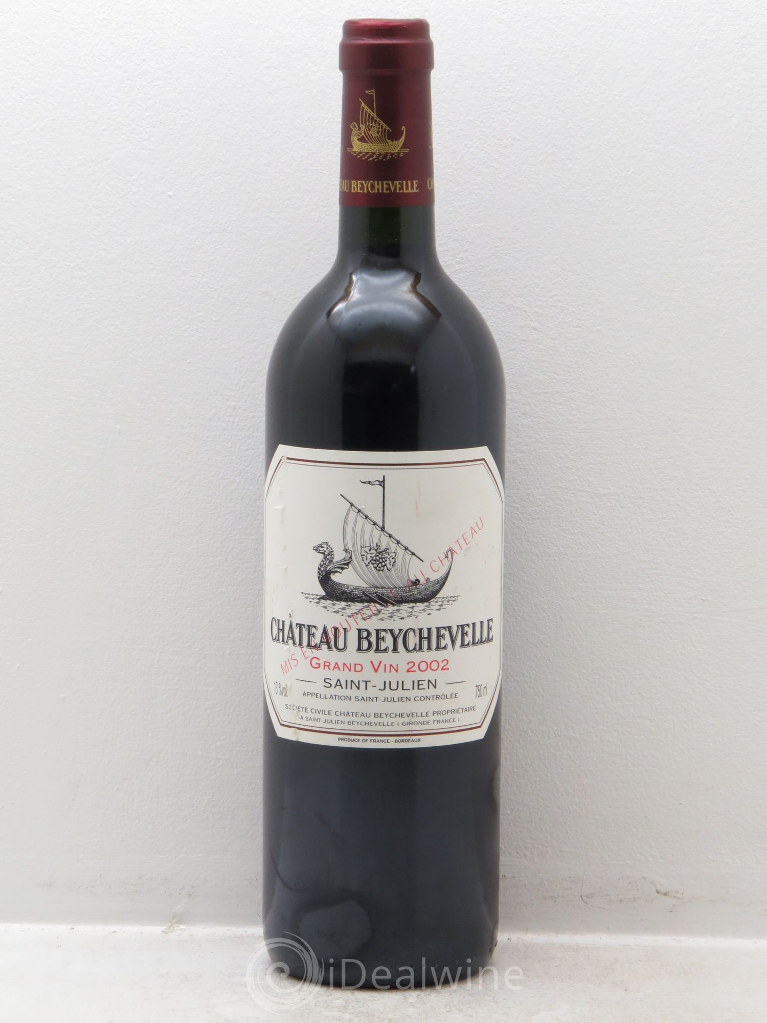 Château Beychevelle 4ème Grand Cru Classé 2002 - Lot de 1 bouteille - 0