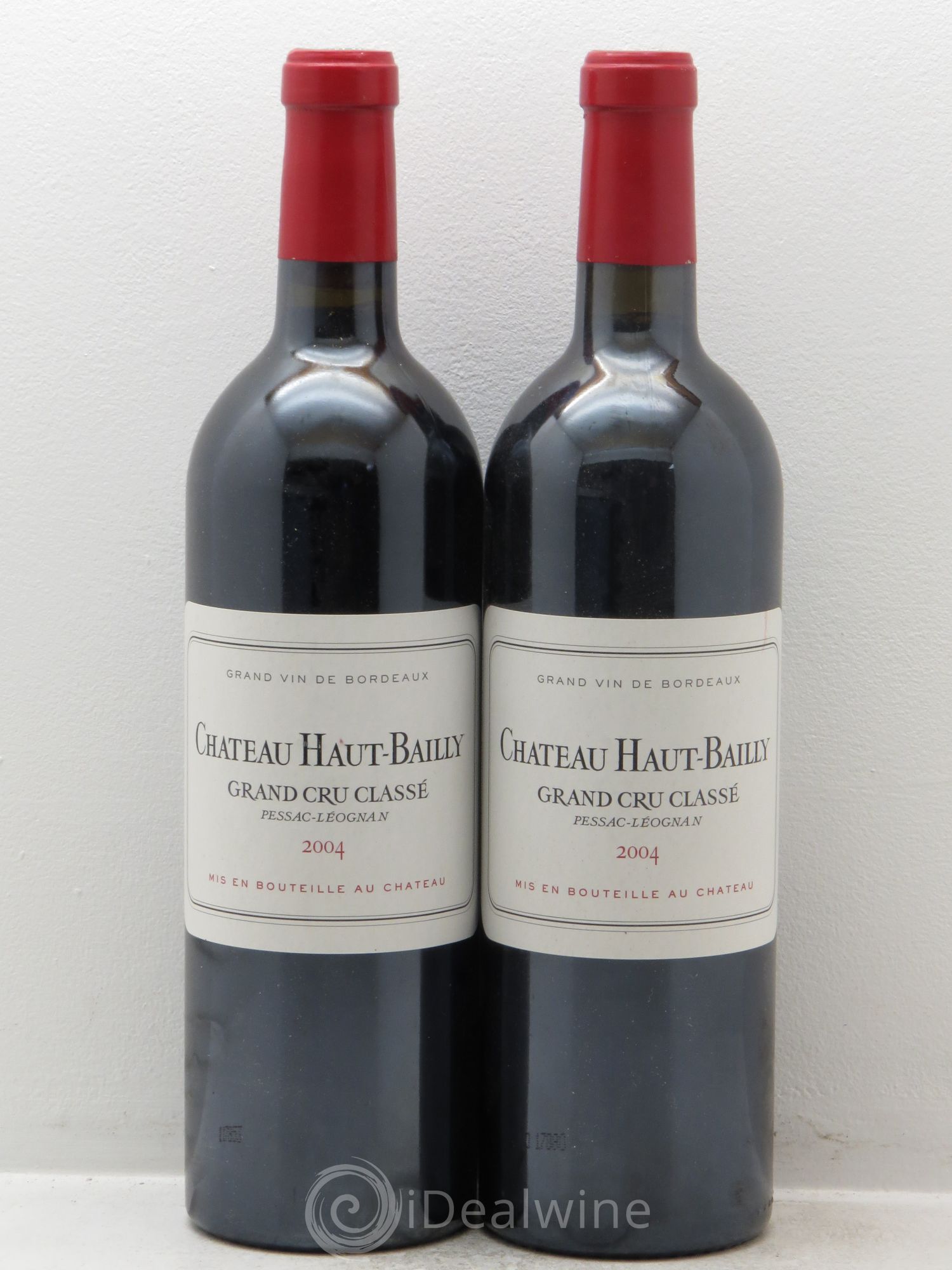 Château Haut-Bailly Cru Classé de Graves 2004 - Lot de 2 bouteilles - 0