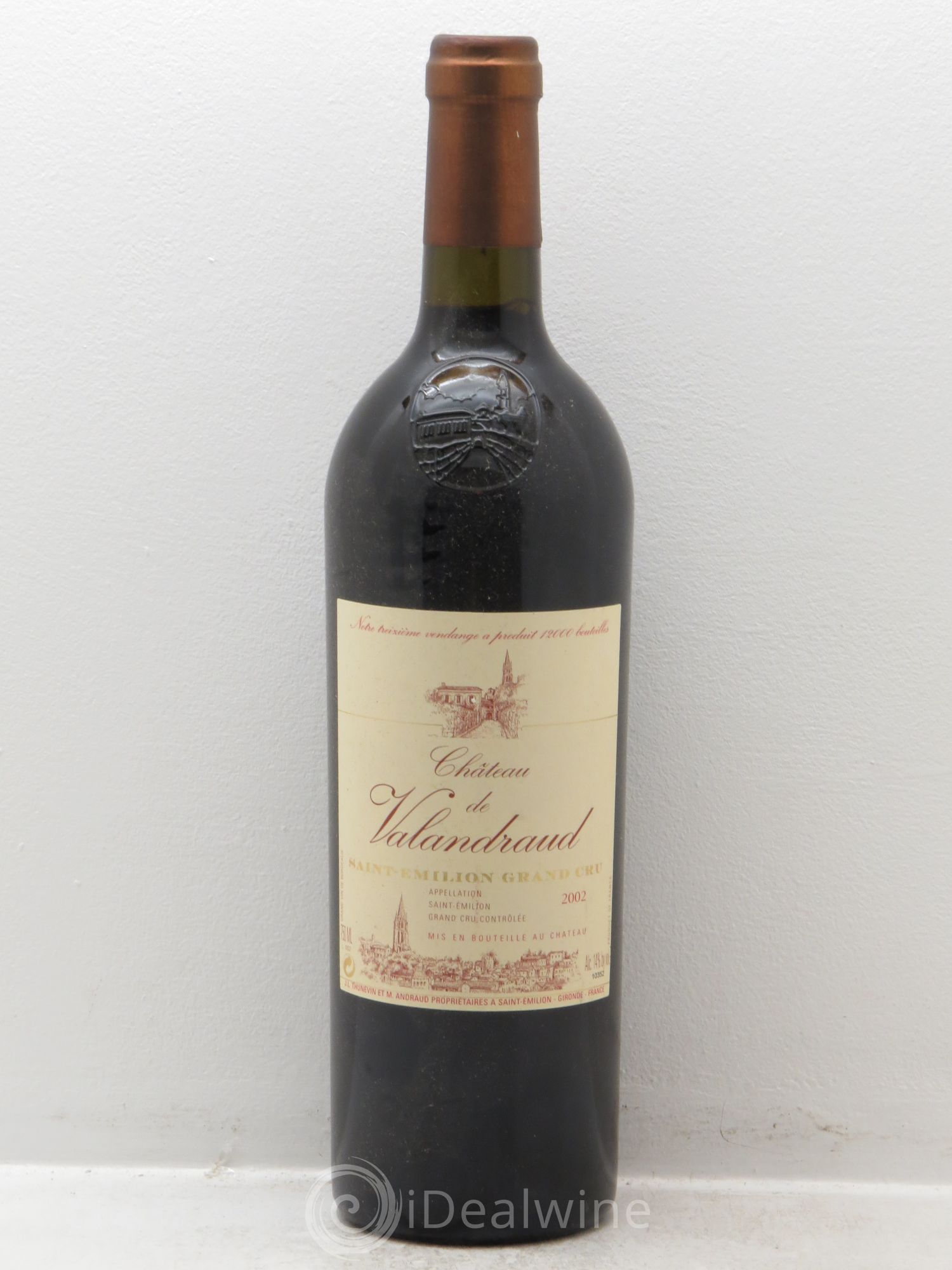 Château de Valandraud 2002 - Lot de 1 bouteille - 0