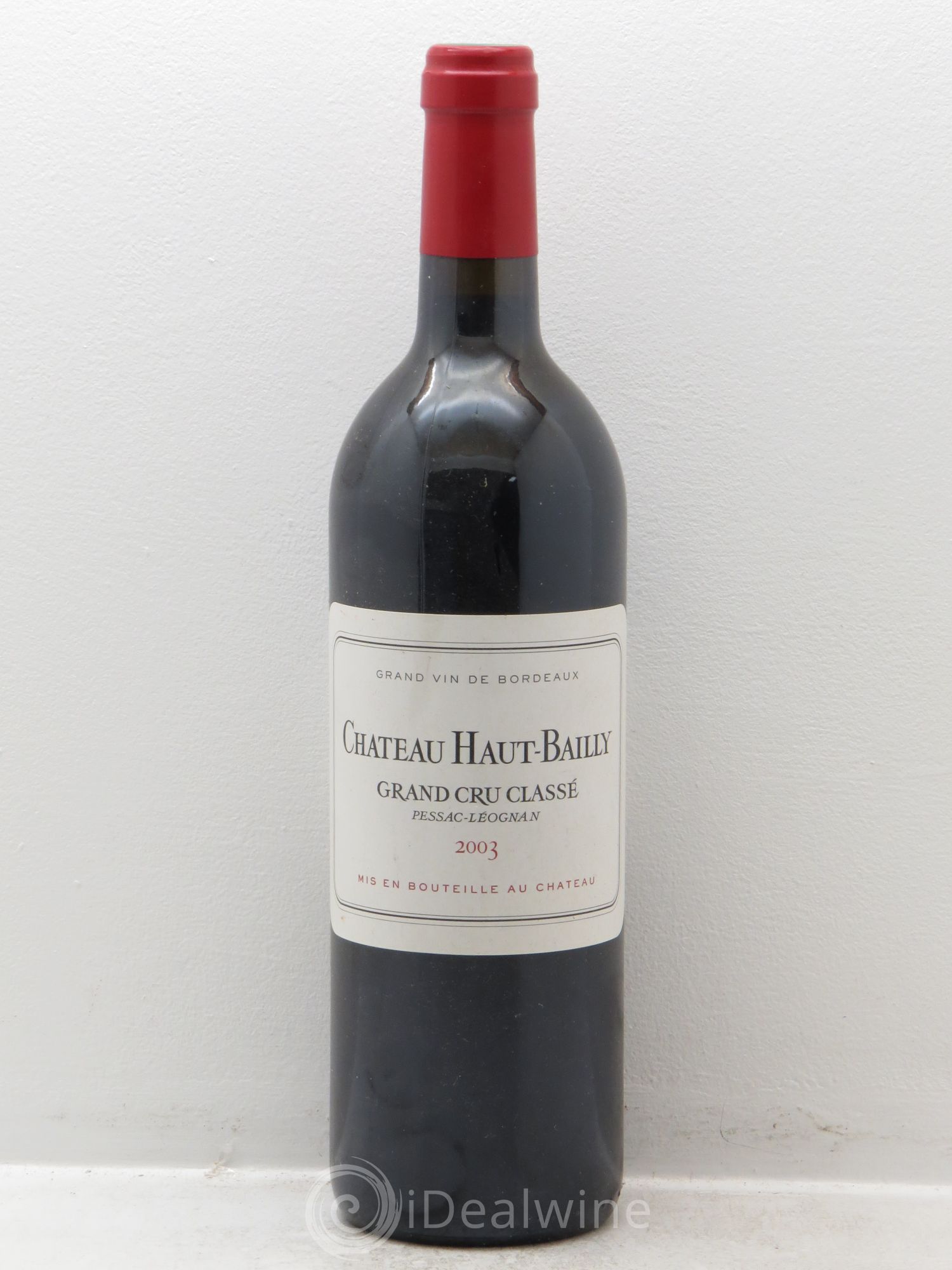 Château Haut-Bailly Cru Classé de Graves 2003 - Lot de 1 bouteille - 0