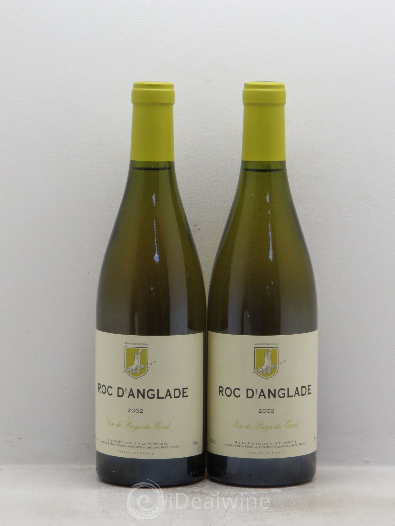Divers IGP du gard Roc d'Anglade 2002 - Lot of 2 bottles - 0
