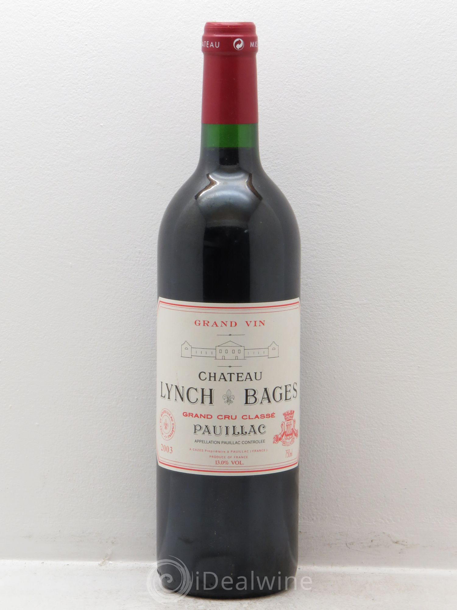 Château Lynch Bages 5ème Grand Cru Classé 2003 - Lot de 1 bouteille - 0