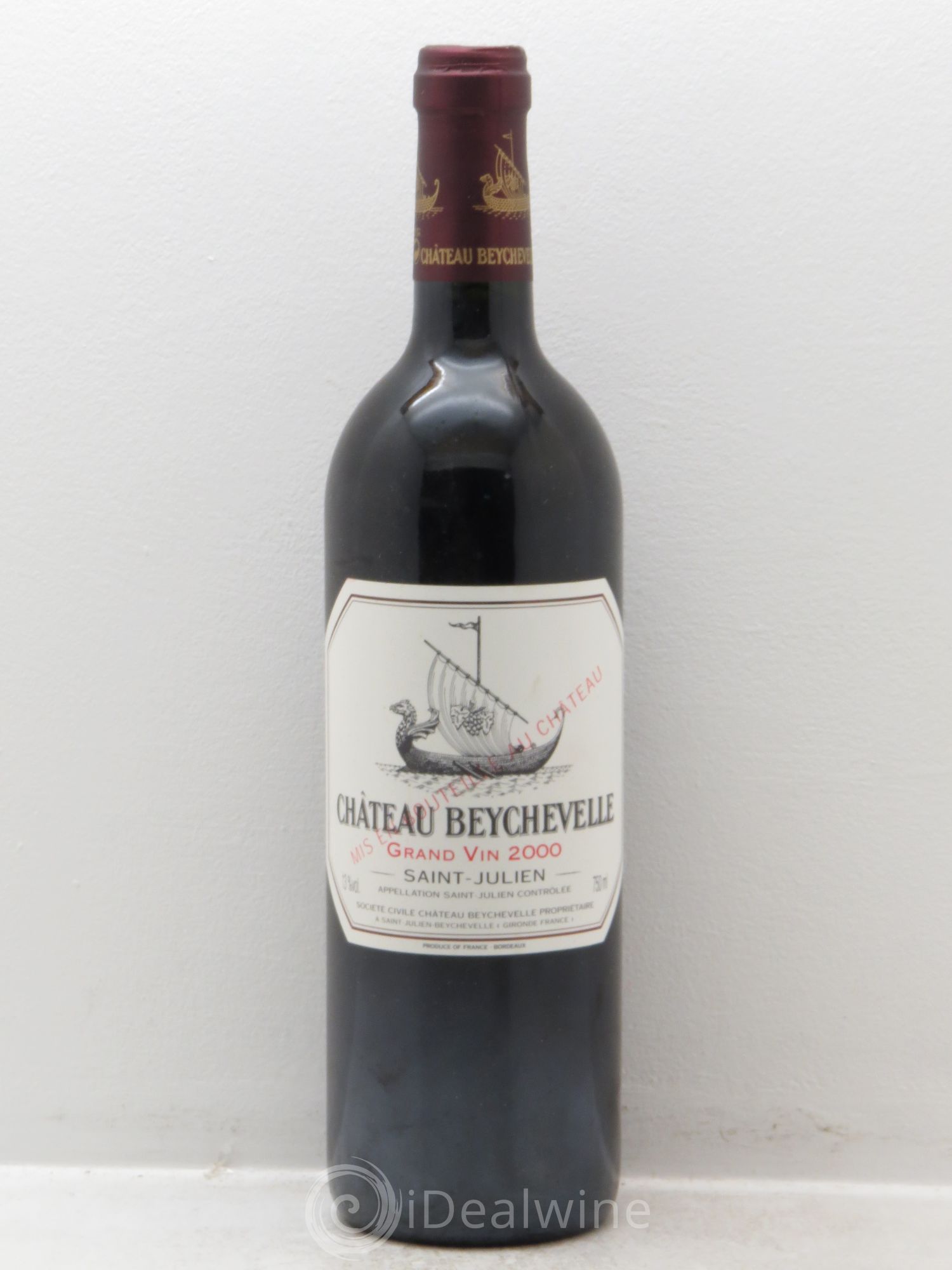 Château Beychevelle 4ème Grand Cru Classé 2000 - Lot de 1 bouteille - 0