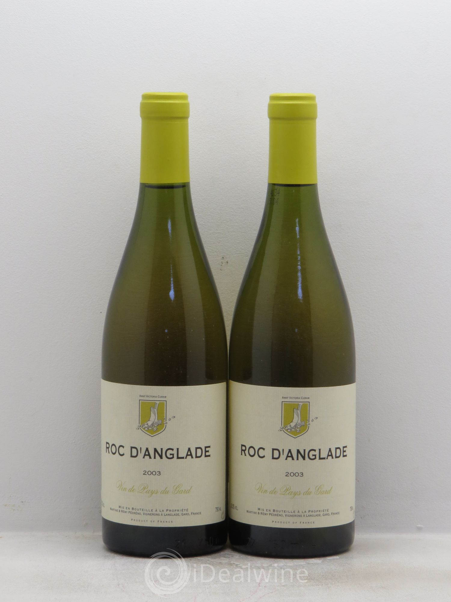 Divers IGP du gard Roc d'Anglade 2003 - Lot de 2 bouteilles - 0