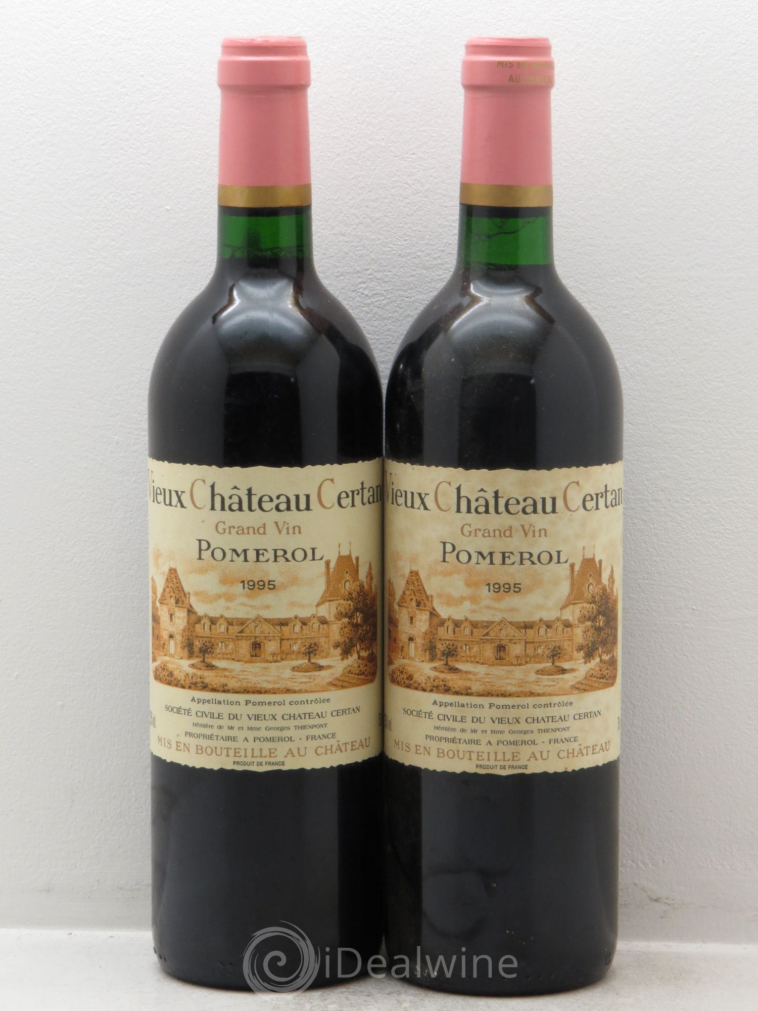 Vieux Château Certan 1995 - Lot de 2 bouteilles - 0