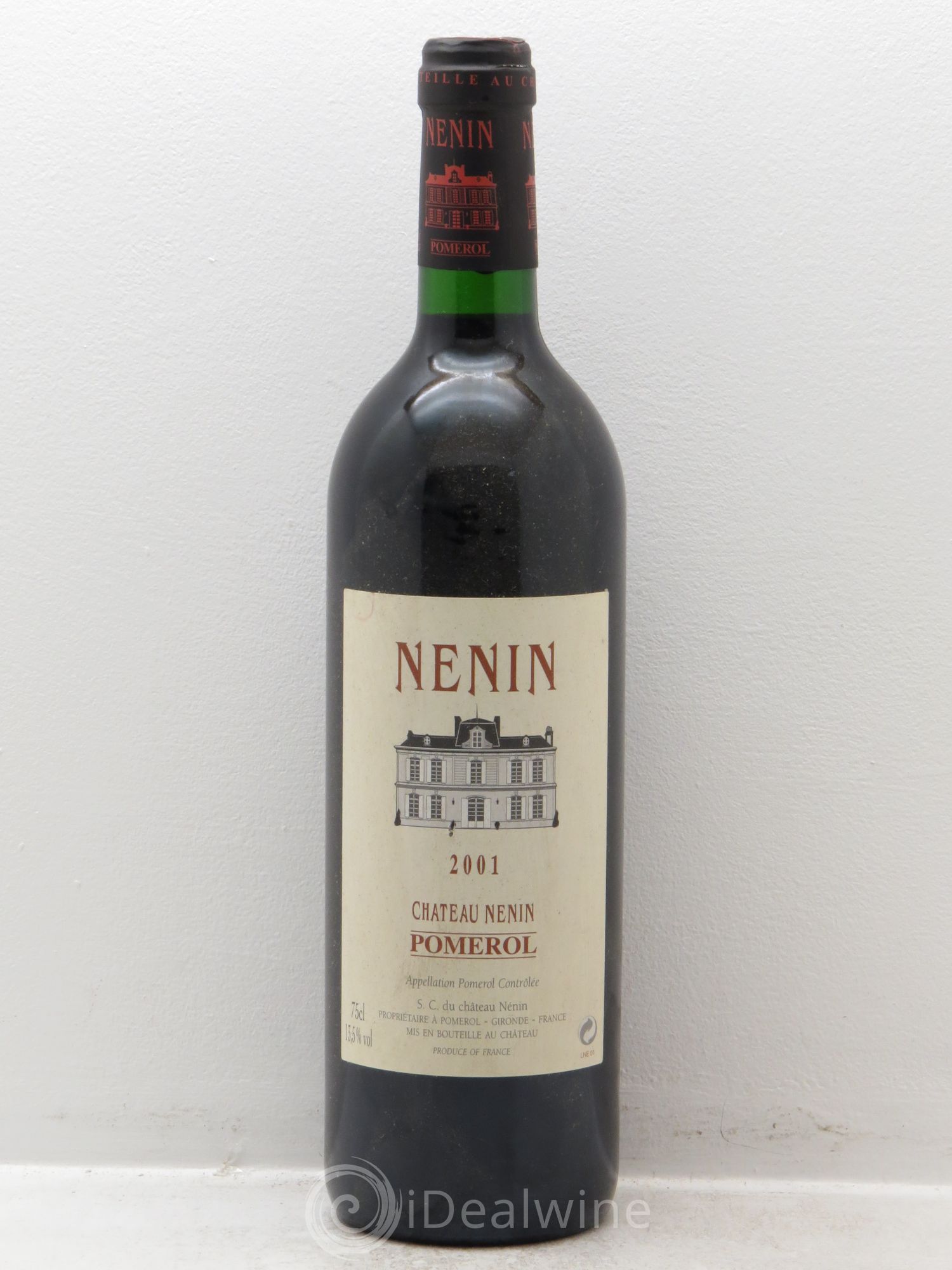 Château Nenin 2001 - Lot de 1 bouteille - 0