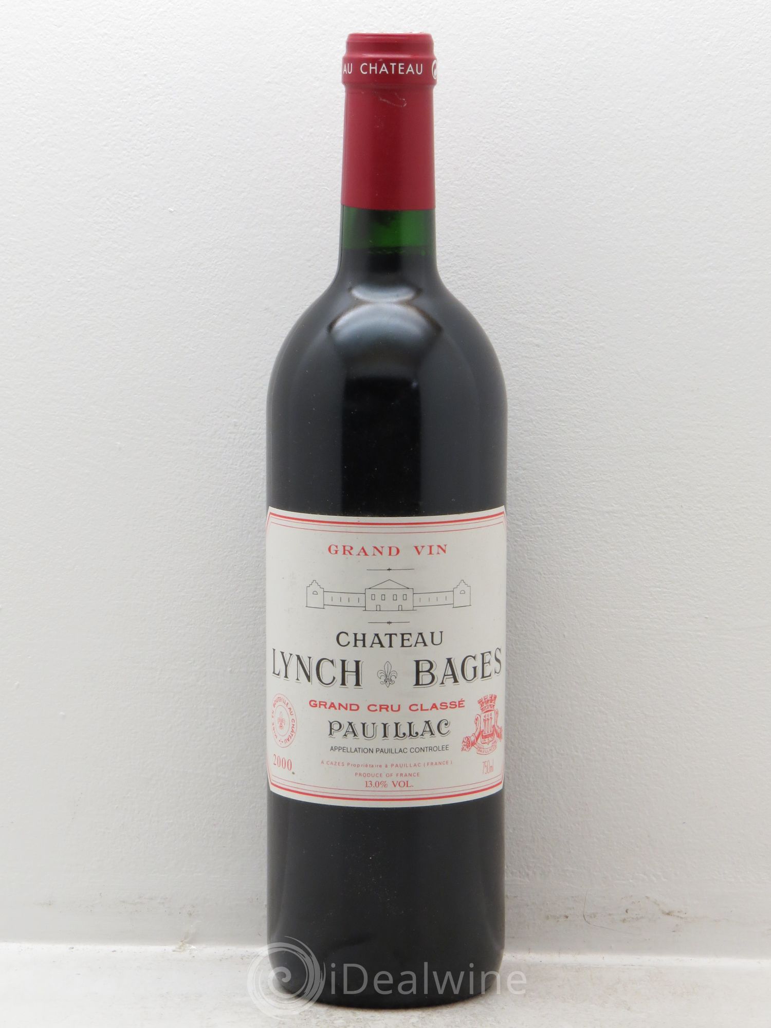 Château Lynch Bages 5ème Grand Cru Classé 2000 - Lot de 1 bouteille - 0