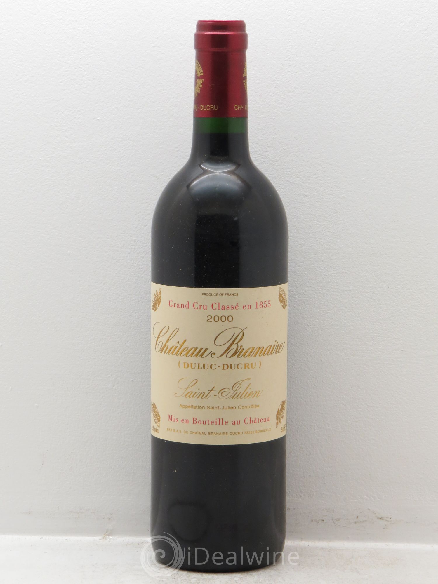 Château Branaire Ducru 4ème Grand Cru Classé 2000 - Lot de 1 bouteille - 0