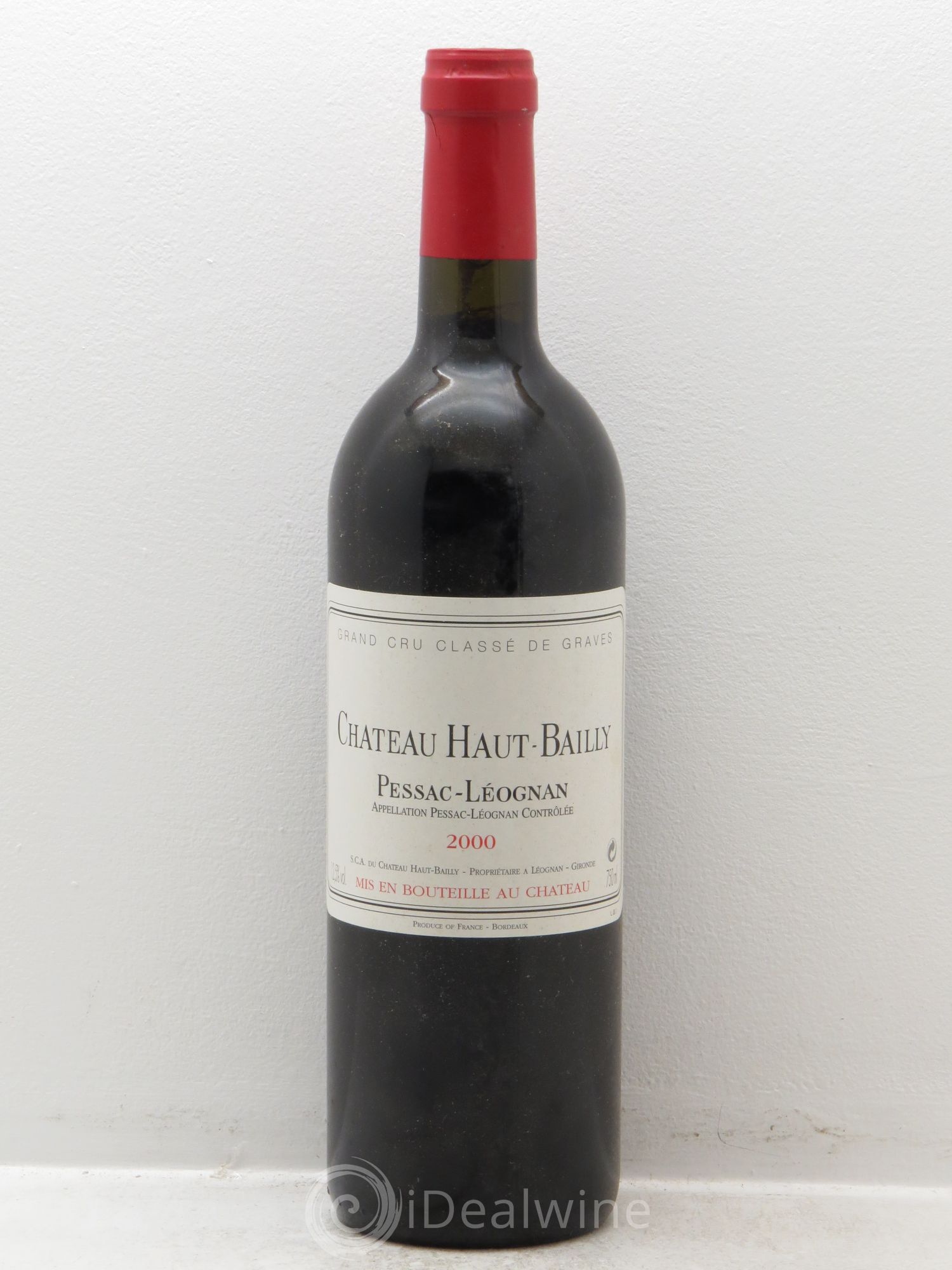Château Haut-Bailly Cru Classé de Graves 2000 - Lot de 1 bouteille - 0