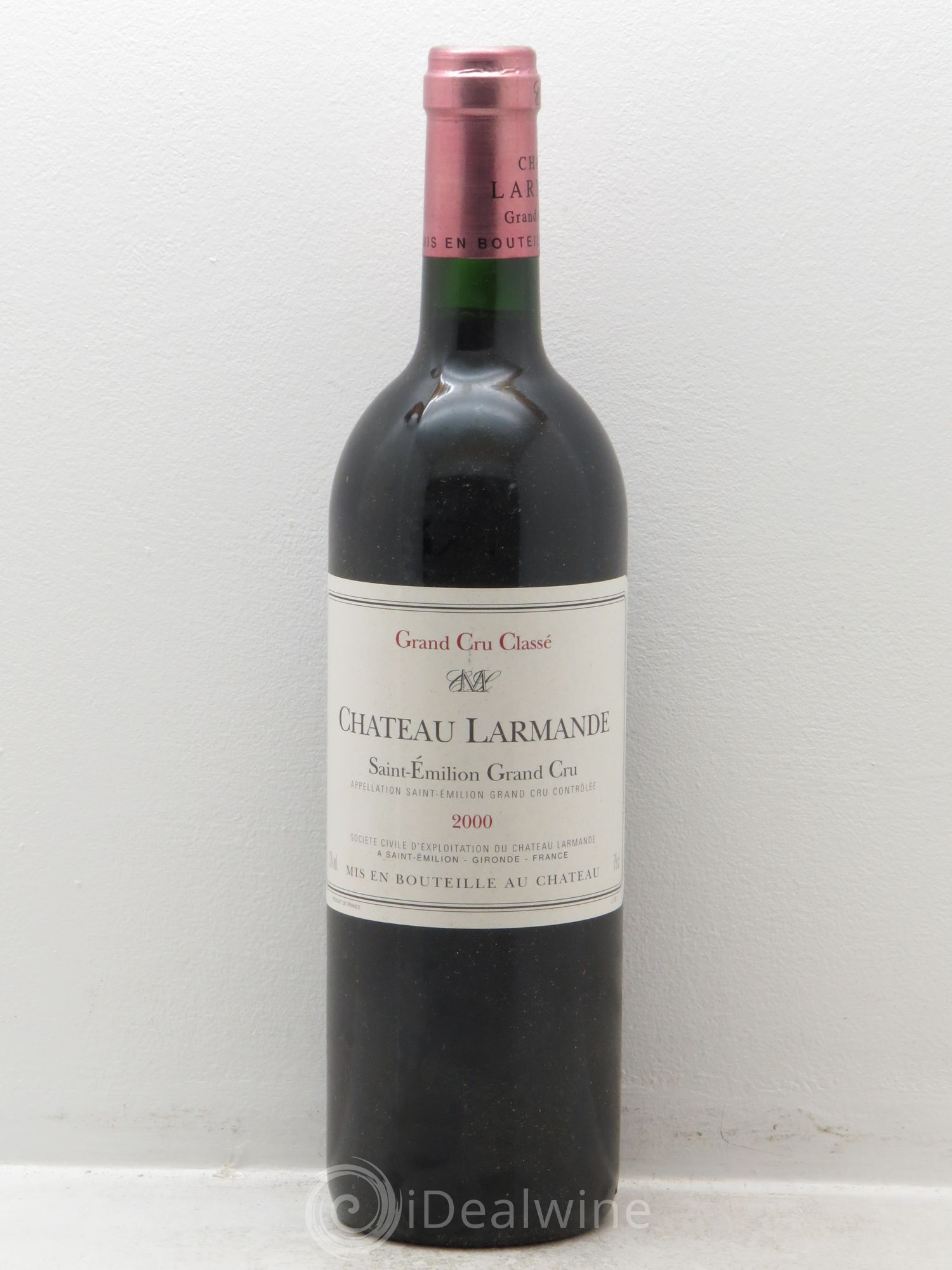 Château Larmande Grand Cru Classé 2000 - Lot de 1 bouteille - 0