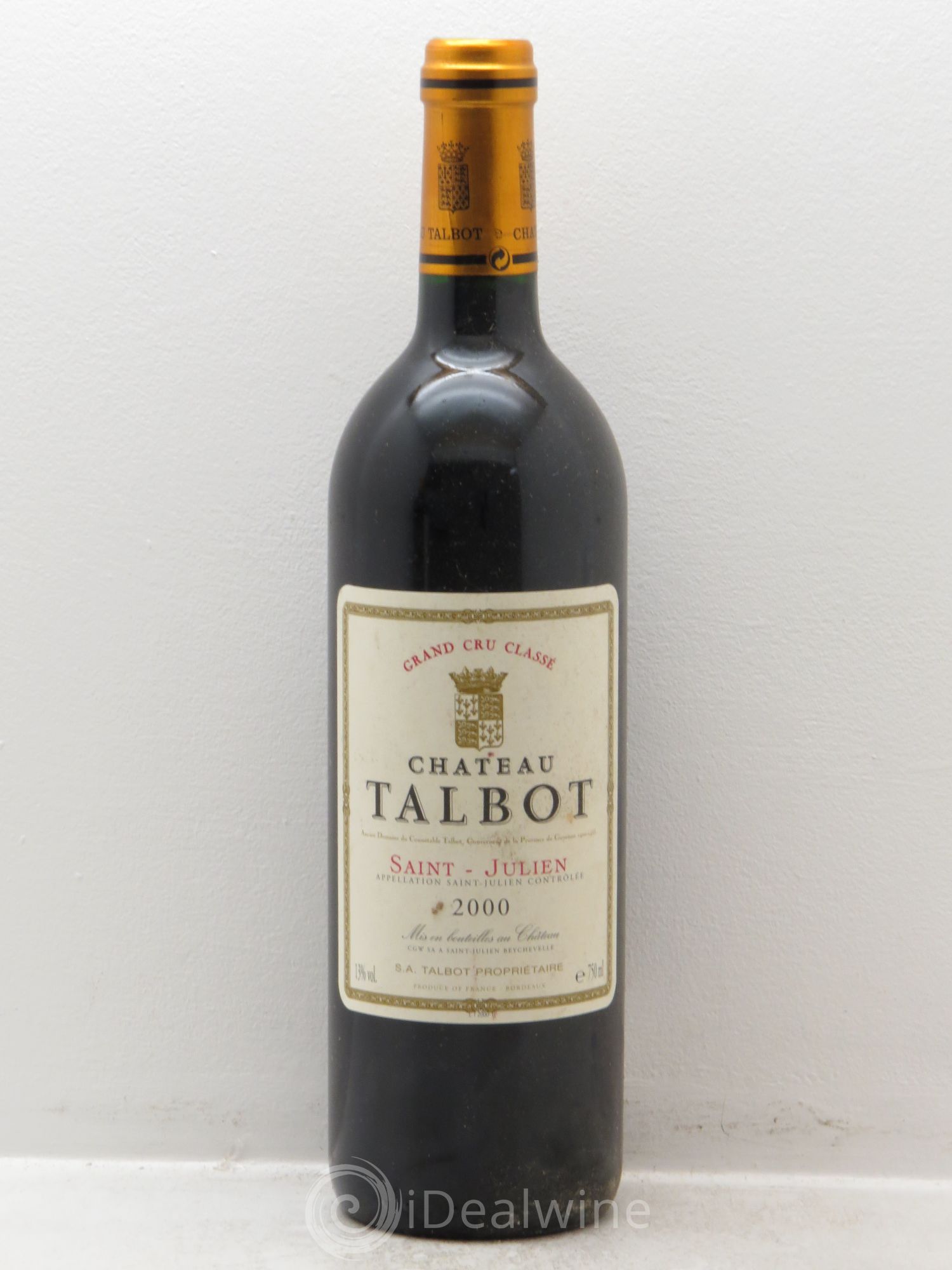Château Talbot 4ème Grand Cru Classé 2000 - Lot de 6 bouteilles - 0