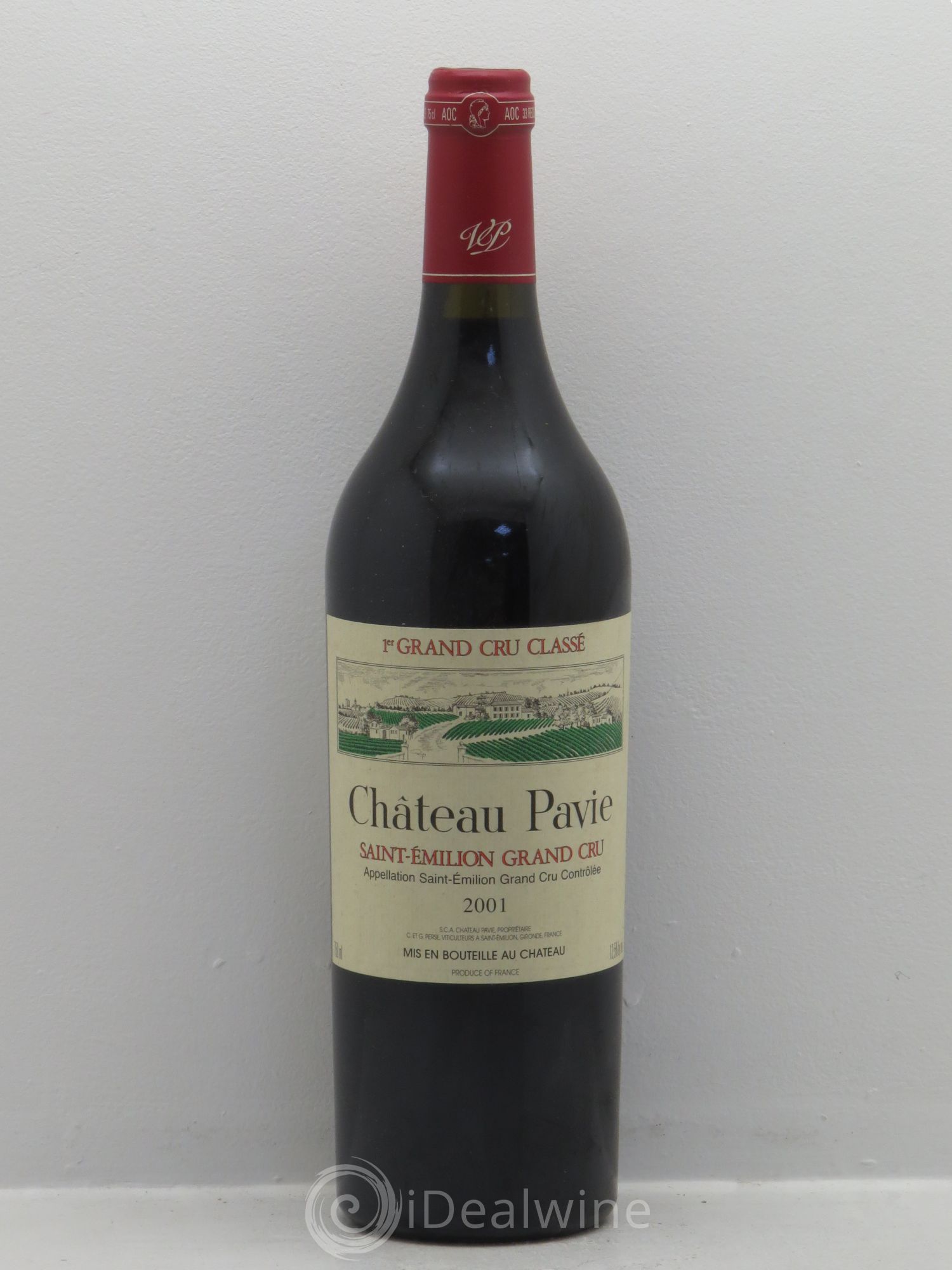 Château Pavie 1er Grand Cru Classé A 2001 - Lot de 1 bouteille - 0