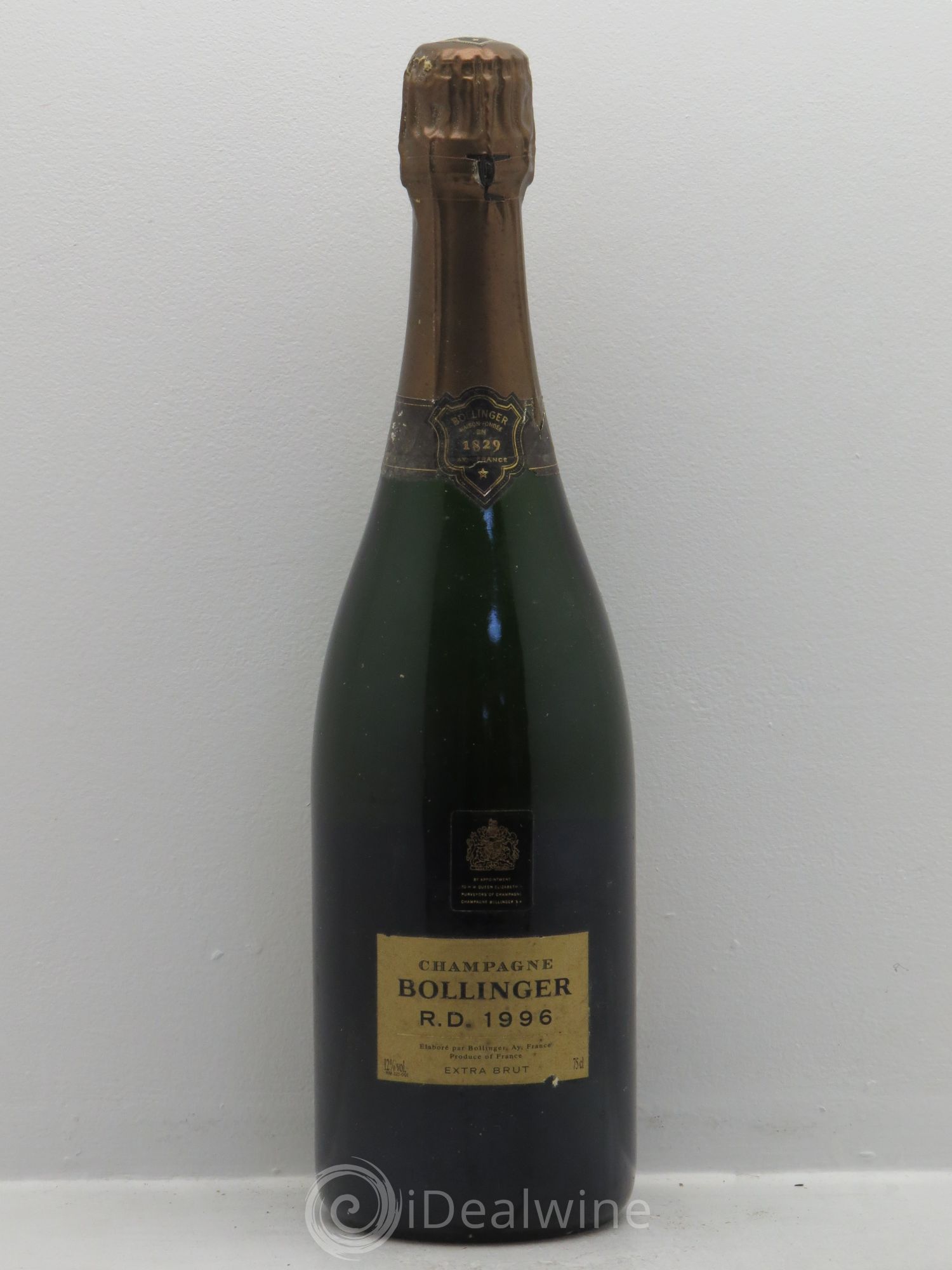 R.D. Extra-Brut Bollinger 1996 - Lot de 1 bouteille - 0