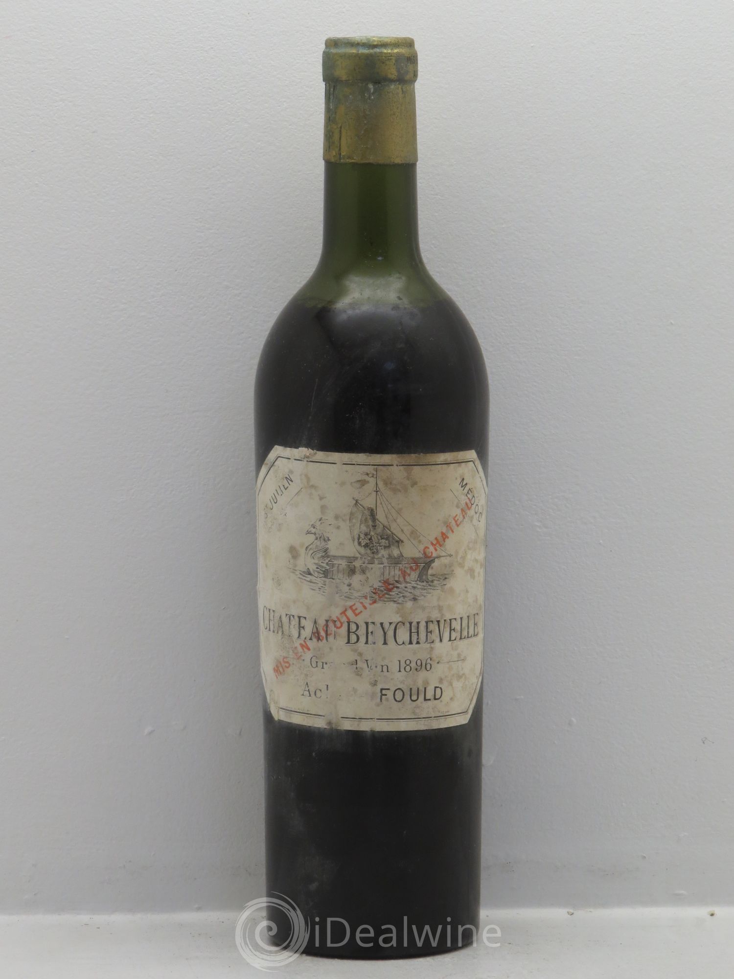 Château Beychevelle 4ème Grand Cru Classé 1896 - Lot de 1 bouteille - 0