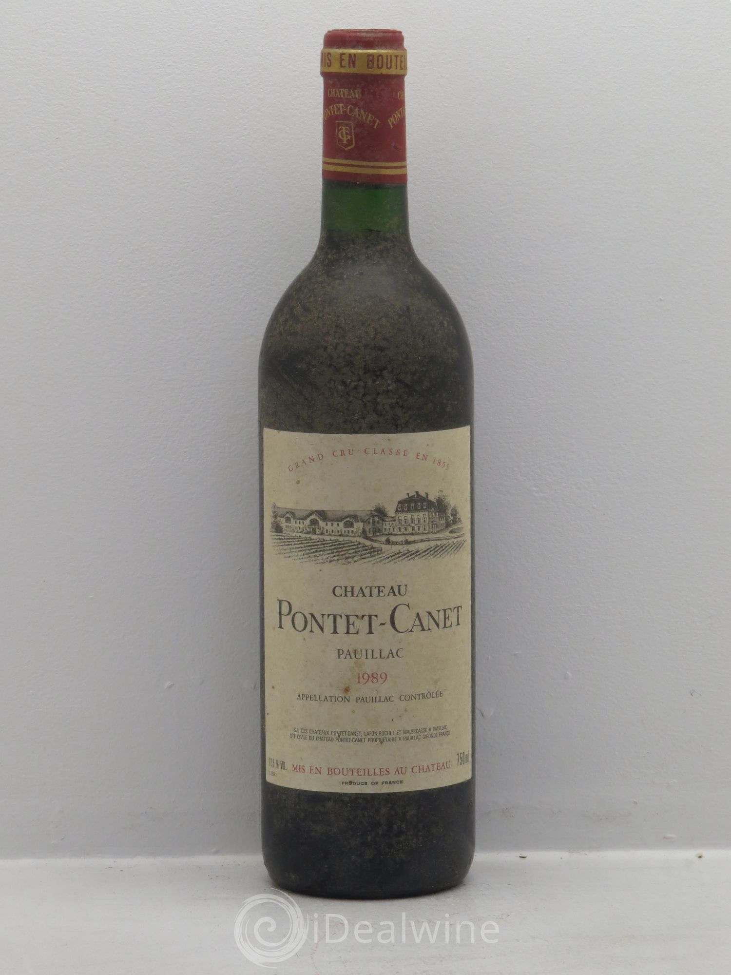 Château Pontet Canet 5ème Grand Cru Classé 1989 - Lot de 1 bouteille - 0