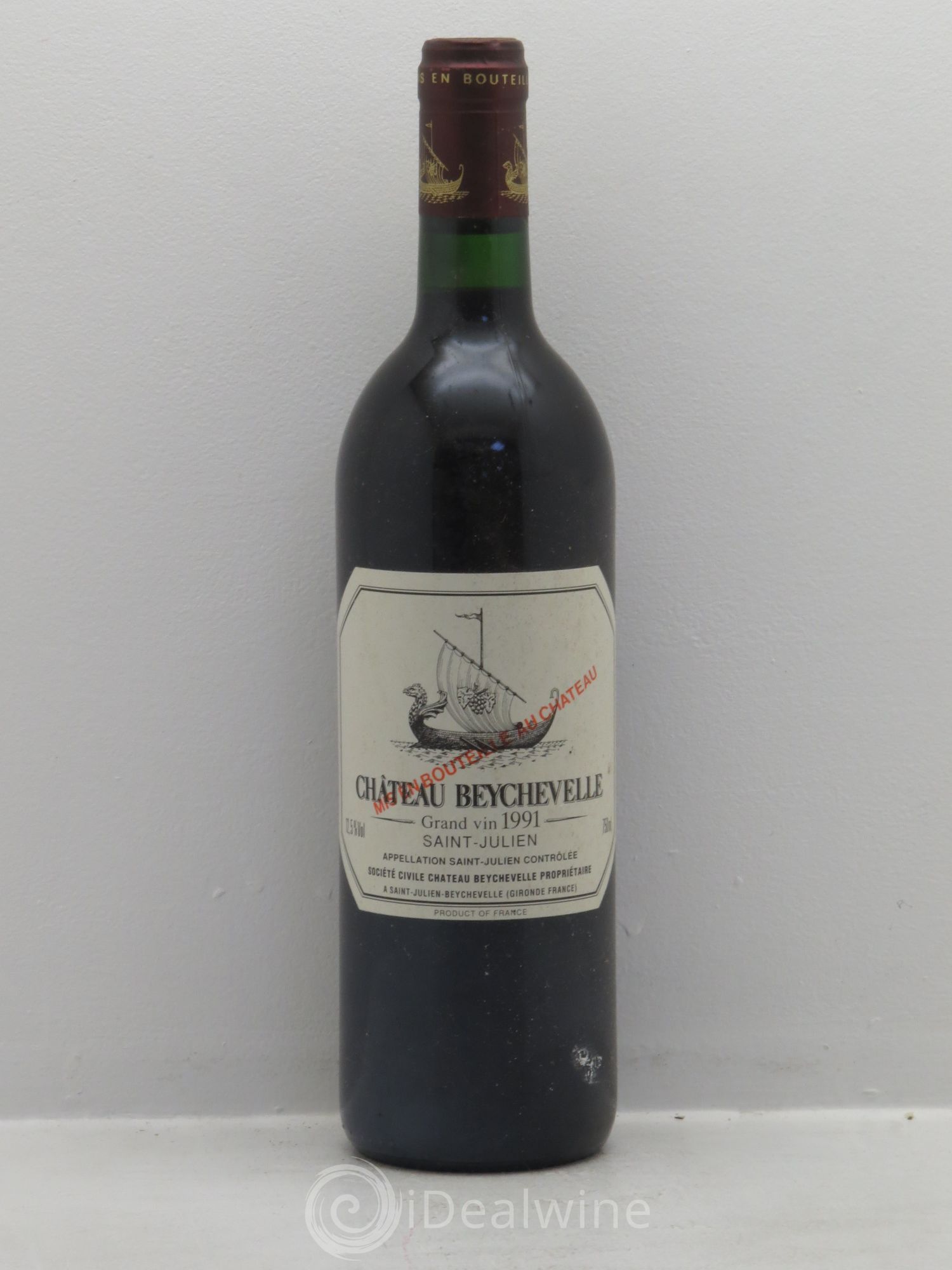 Château Beychevelle 4ème Grand Cru Classé 1991 - Lot de 1 bouteille - 0