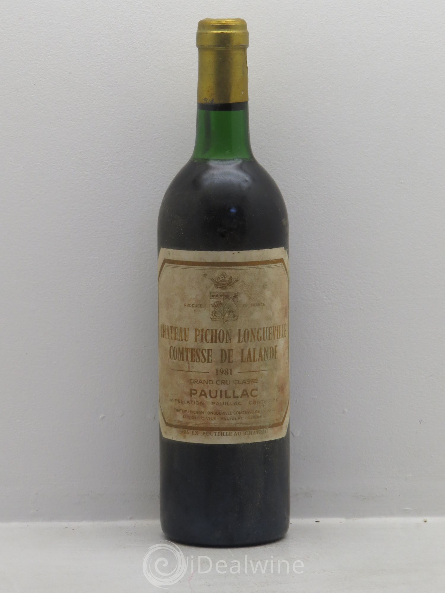 Château Pichon Longueville Comtesse de Lalande 2ème Grand Cru Classé 1981 - Lot de 1 bouteille - 0