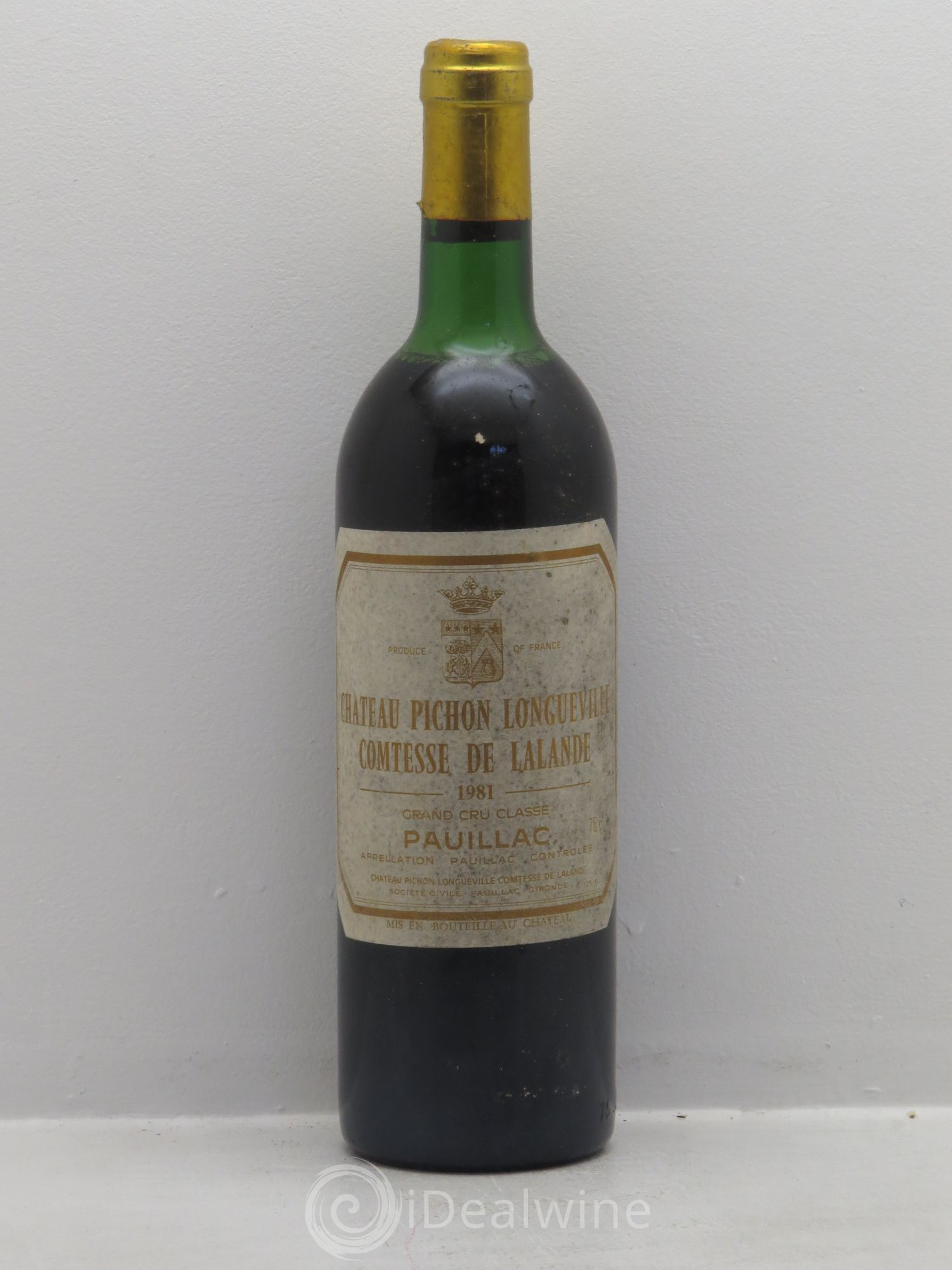 Château Pichon Longueville Comtesse de Lalande 2ème Grand Cru Classé 1981 - Lot de 1 bouteille - 0