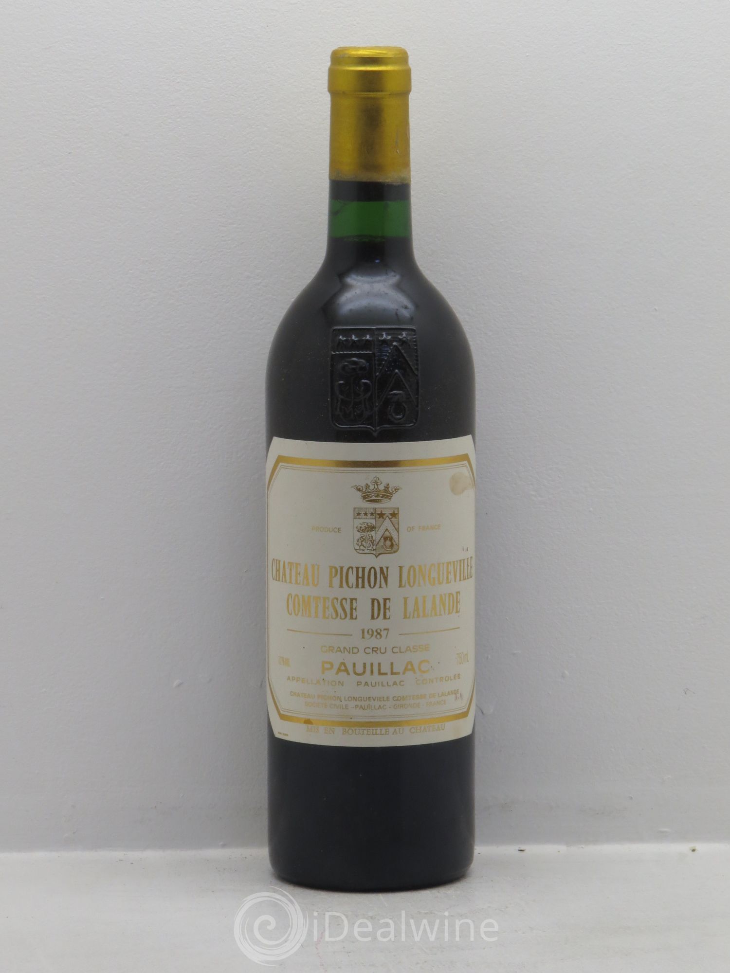 Château Pichon Longueville Comtesse de Lalande 2ème Grand Cru Classé 1987 - Lot de 1 bouteille - 0