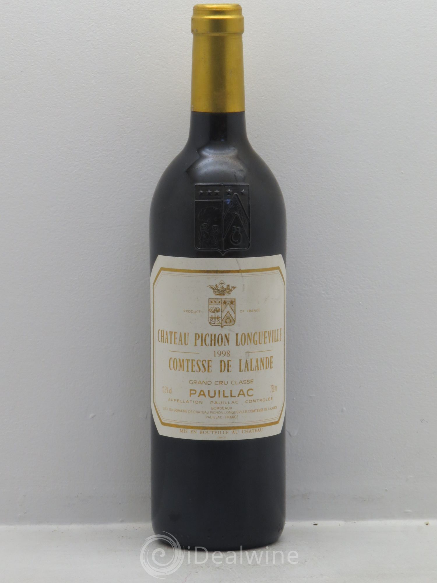 Château Pichon Longueville Comtesse de Lalande 2ème Grand Cru Classé 1998 - Lot de 1 bouteille - 0