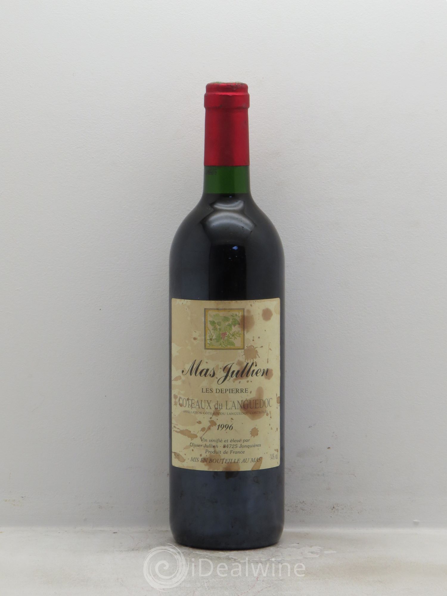 Coteaux du Languedoc Mas Jullien Les Depierre 1996 - Posten von 1 Flasche - 0
